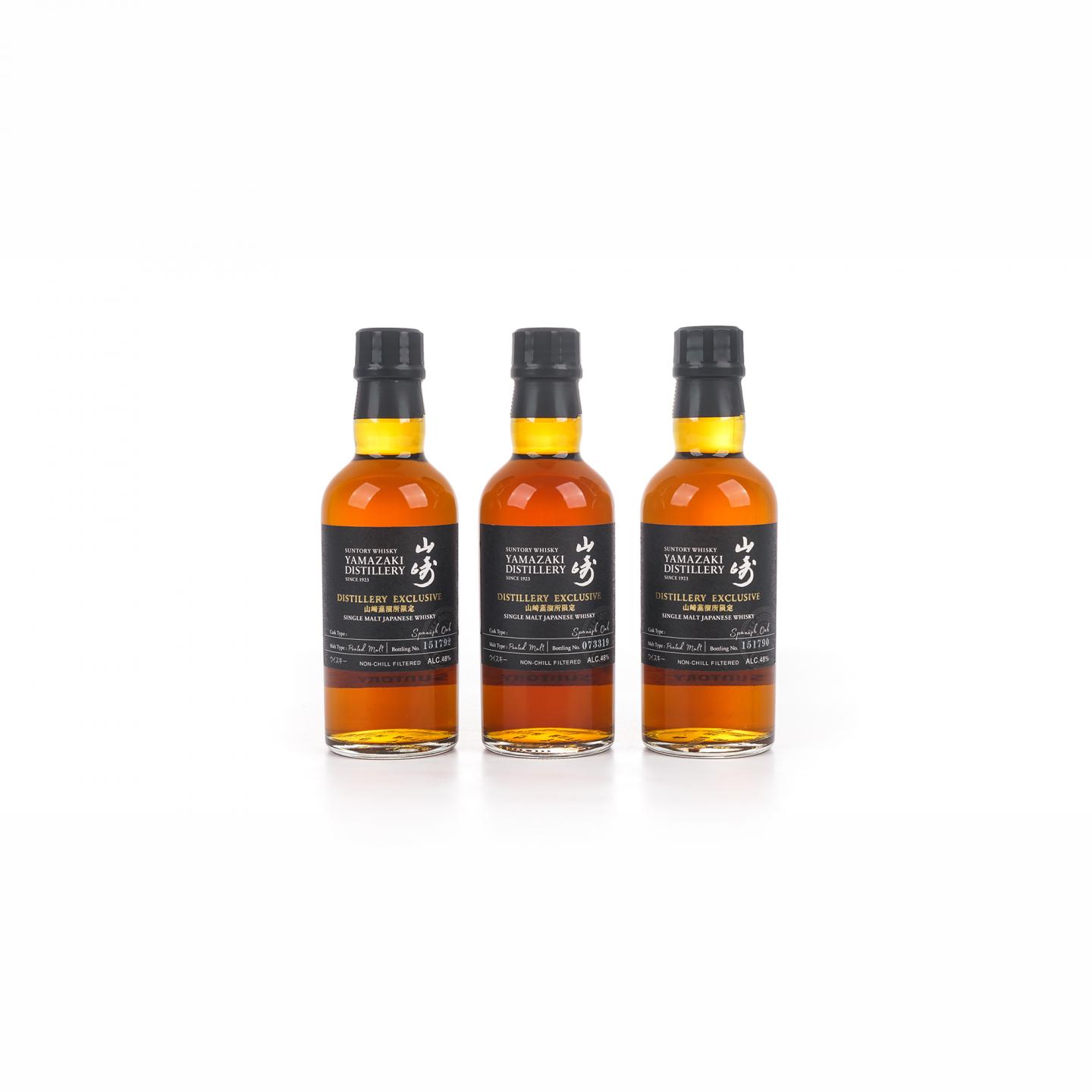 【中样】山崎蒸馏所限定 Peated Malt 3支组*180ml