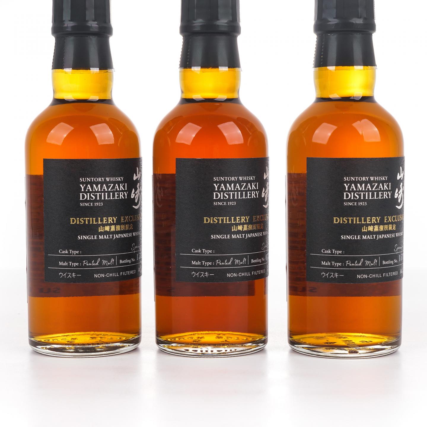 【中样】山崎蒸馏所限定 Peated Malt 3支组*180ml