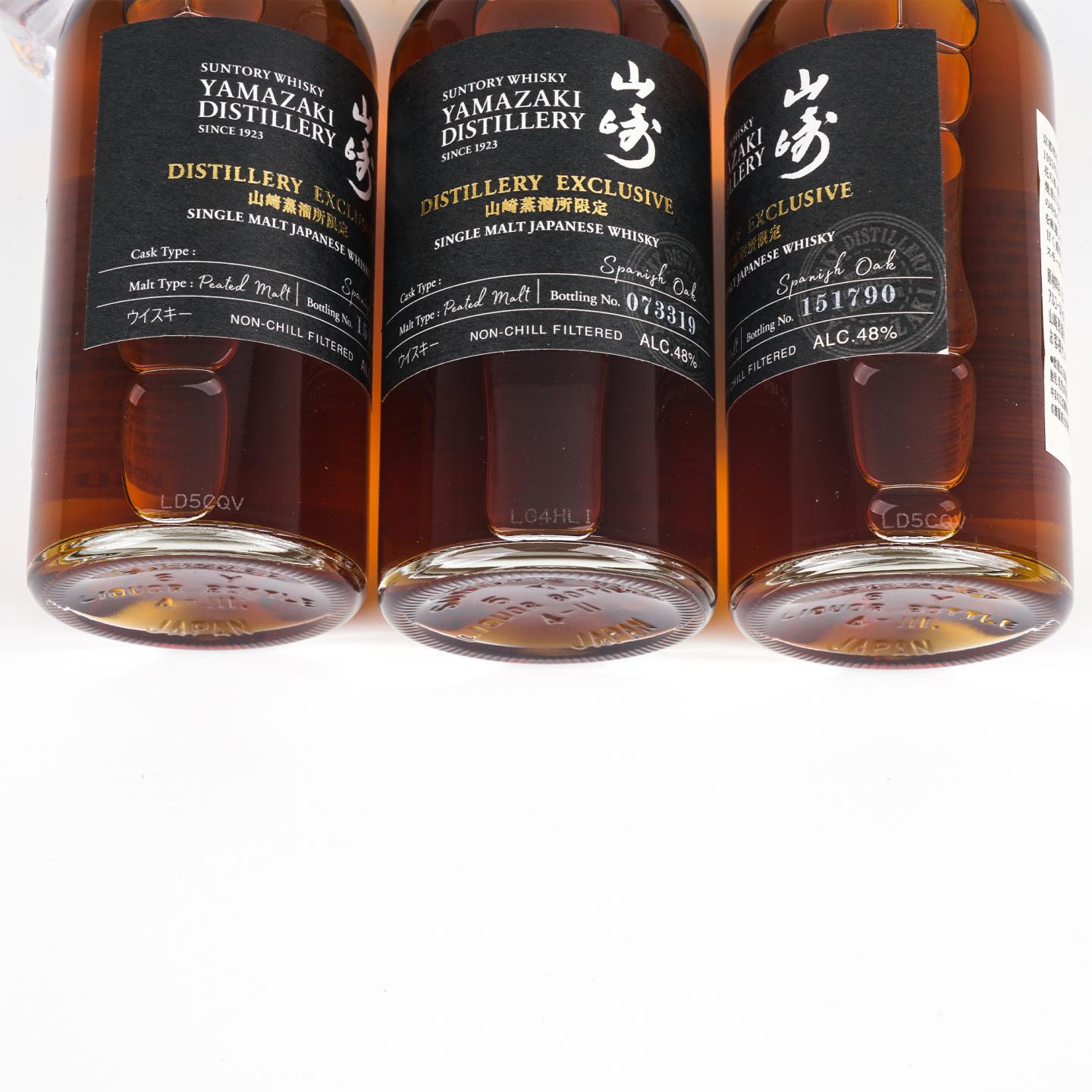 【中样】山崎蒸馏所限定 Peated Malt 3支组*180ml