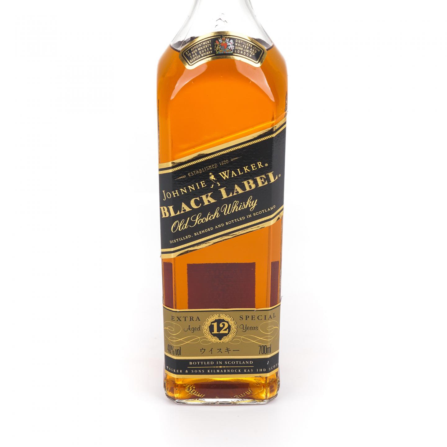Johnnie Walker 尊尼获加 黑方 12年 700ml+泰斯卡酒版50ml