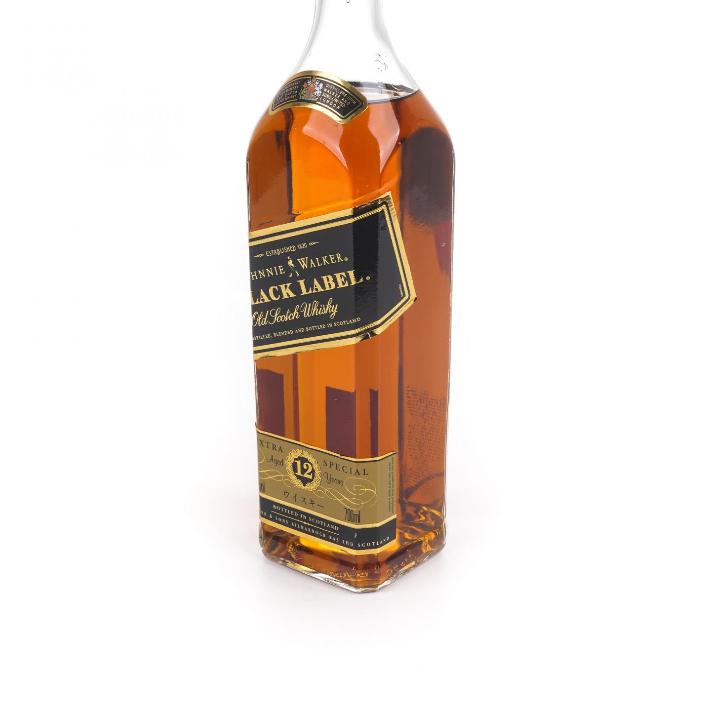 Johnnie Walker 尊尼获加 黑方 12年 700ml+泰斯卡酒版50ml