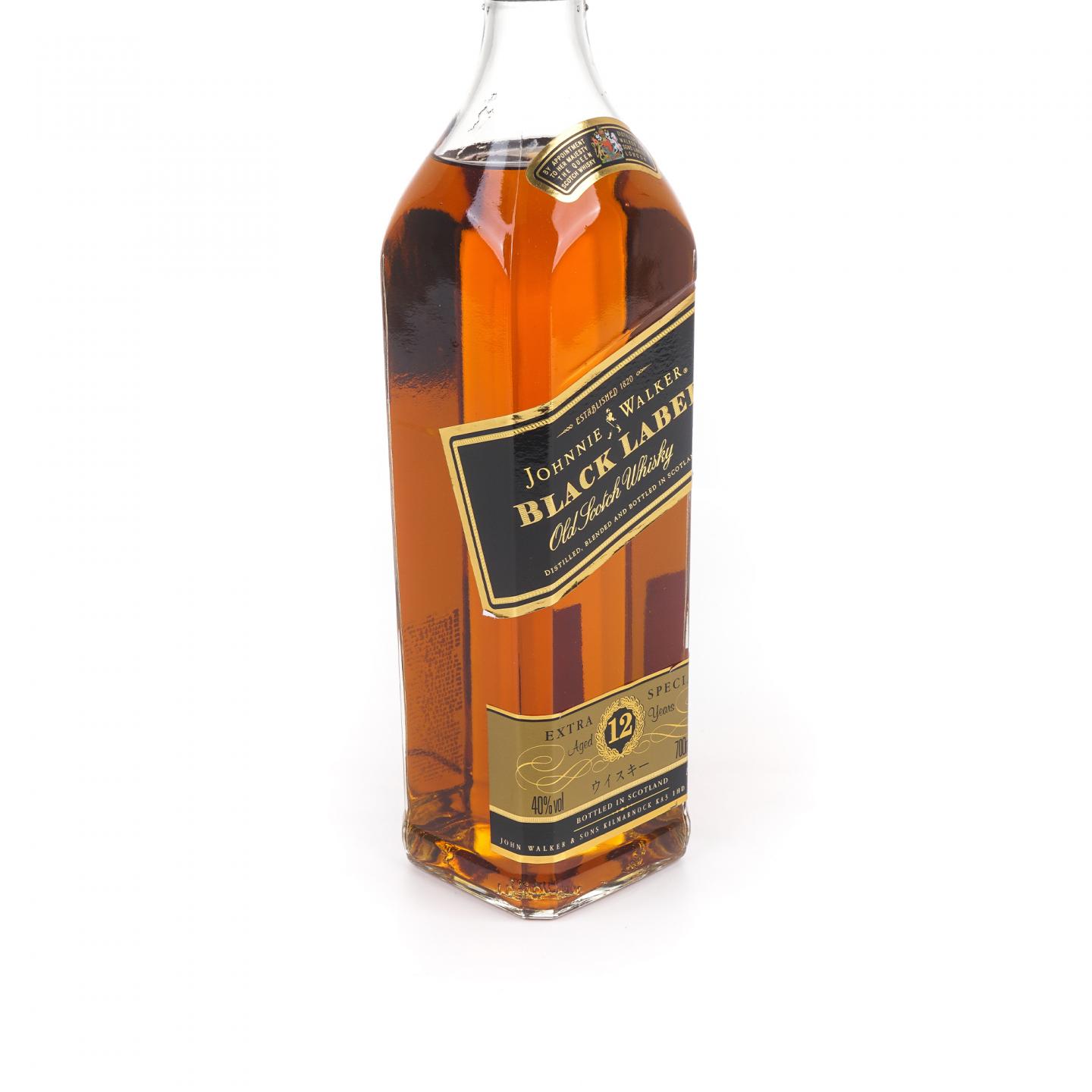 Johnnie Walker 尊尼获加 黑方 12年 700ml+泰斯卡酒版50ml