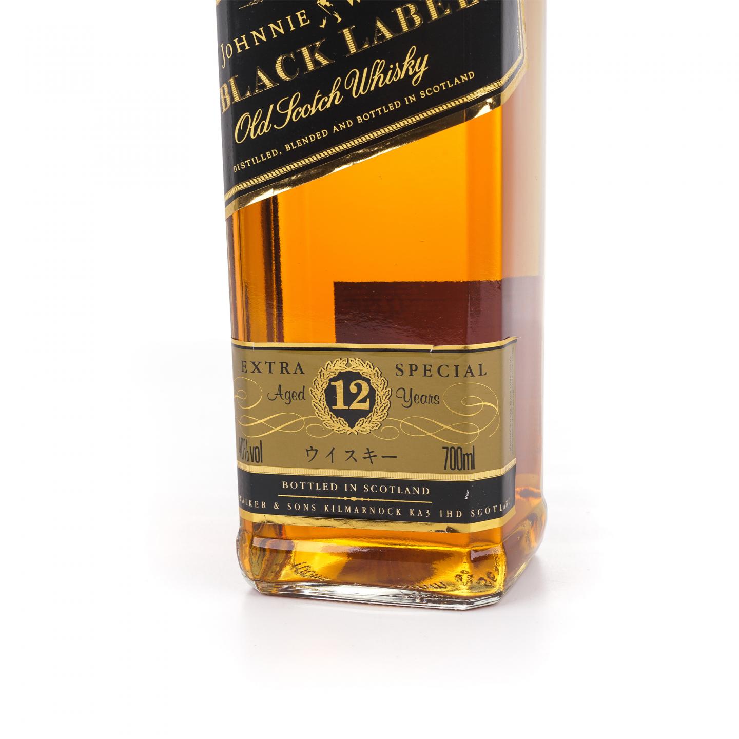 Johnnie Walker 尊尼获加 黑方 12年 700ml+泰斯卡酒版50ml