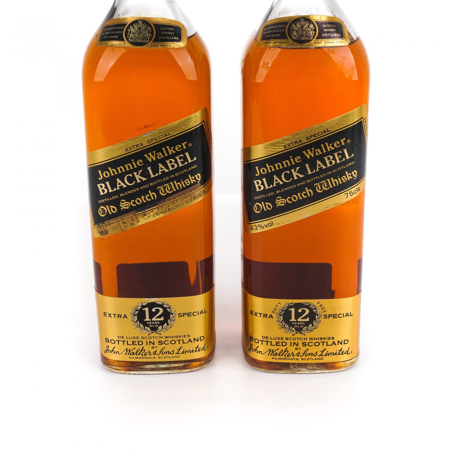 Johnnie Walker 尊尼获加 黑方 12年 Extra Special 750ml 2支组