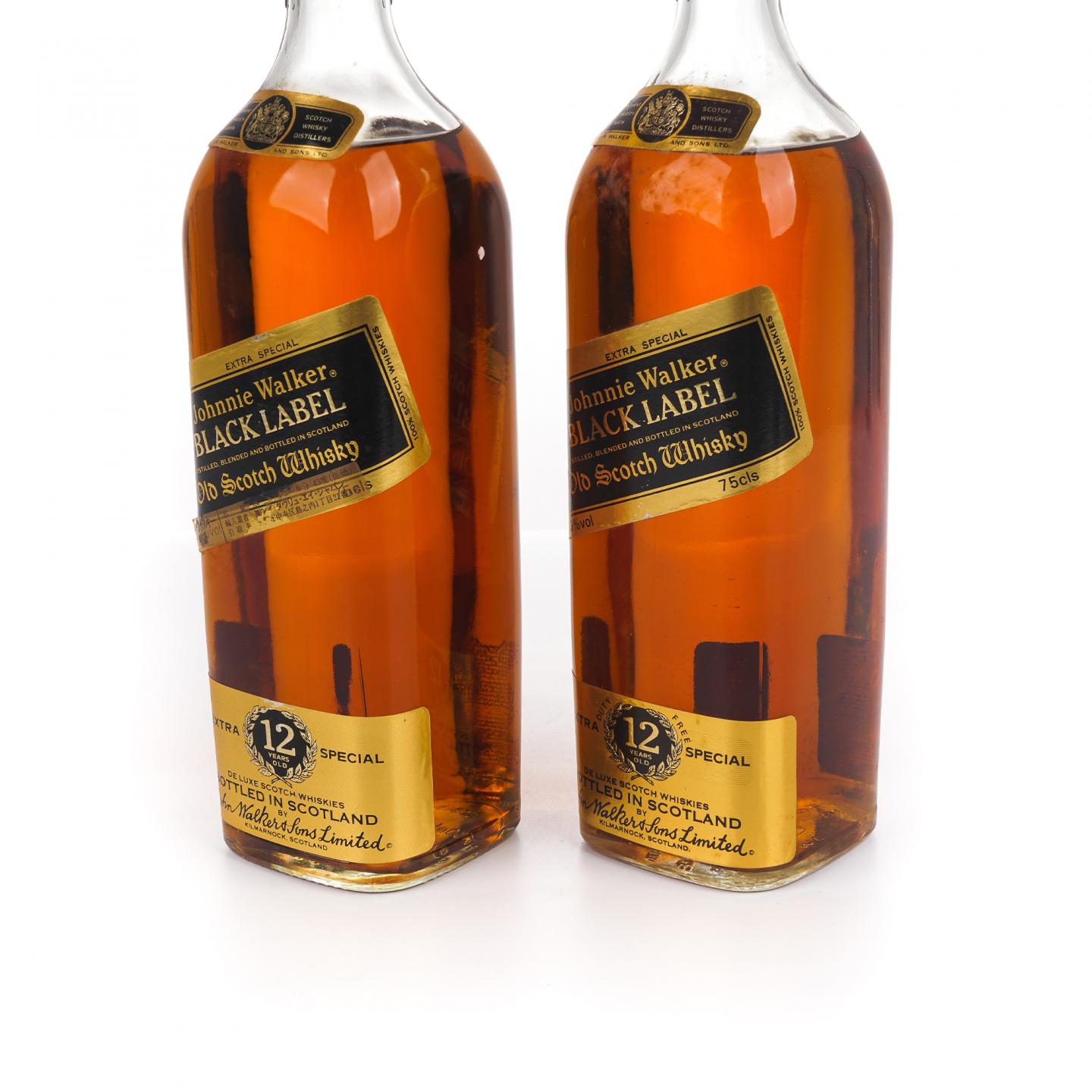 Johnnie Walker 尊尼获加 黑方 12年 Extra Special 750ml 2支组