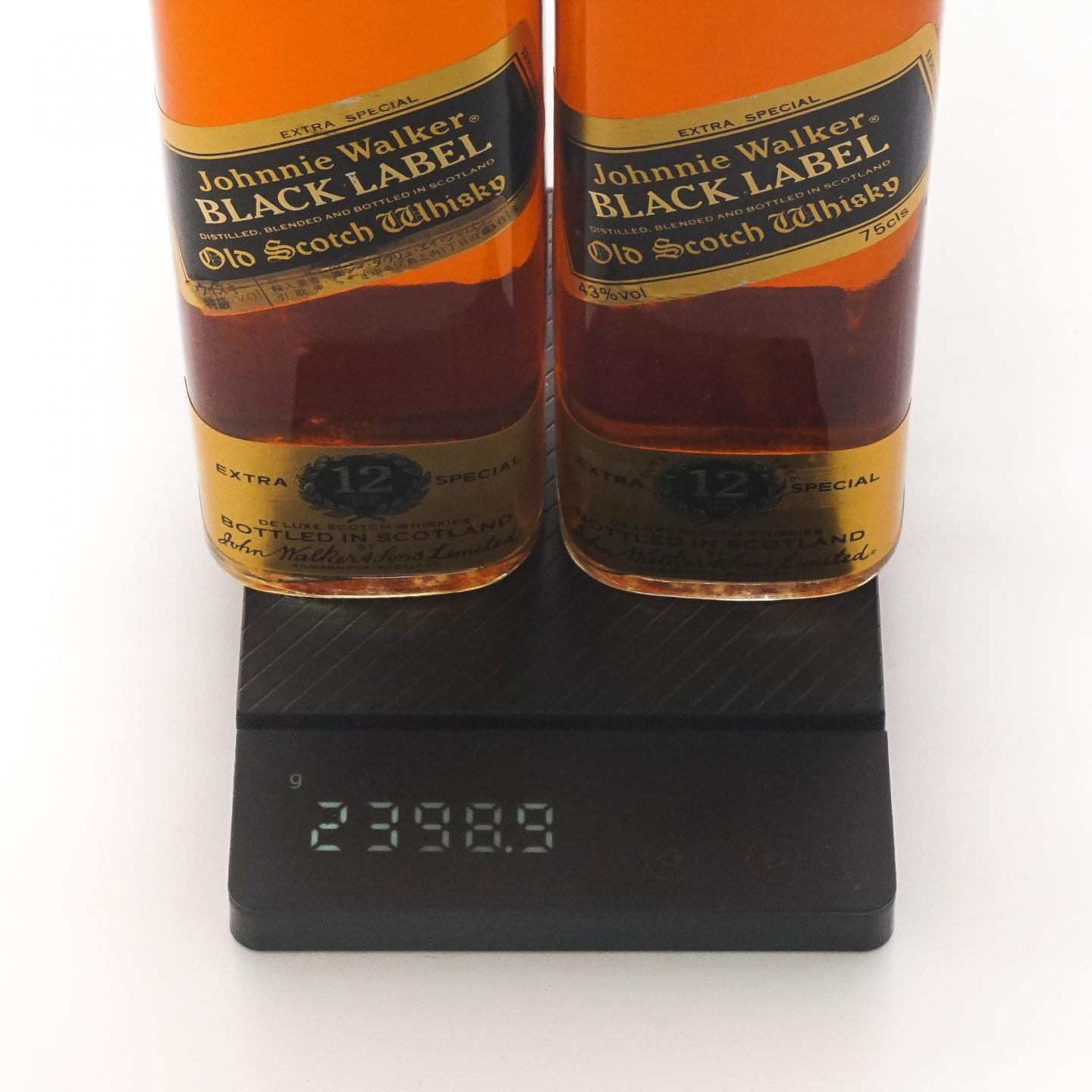 Johnnie Walker 尊尼获加 黑方 12年 Extra Special 750ml 2支组