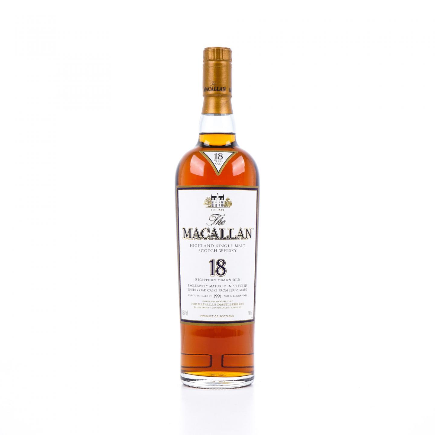 Macallan 麦卡伦 18年 1991 雪莉桶