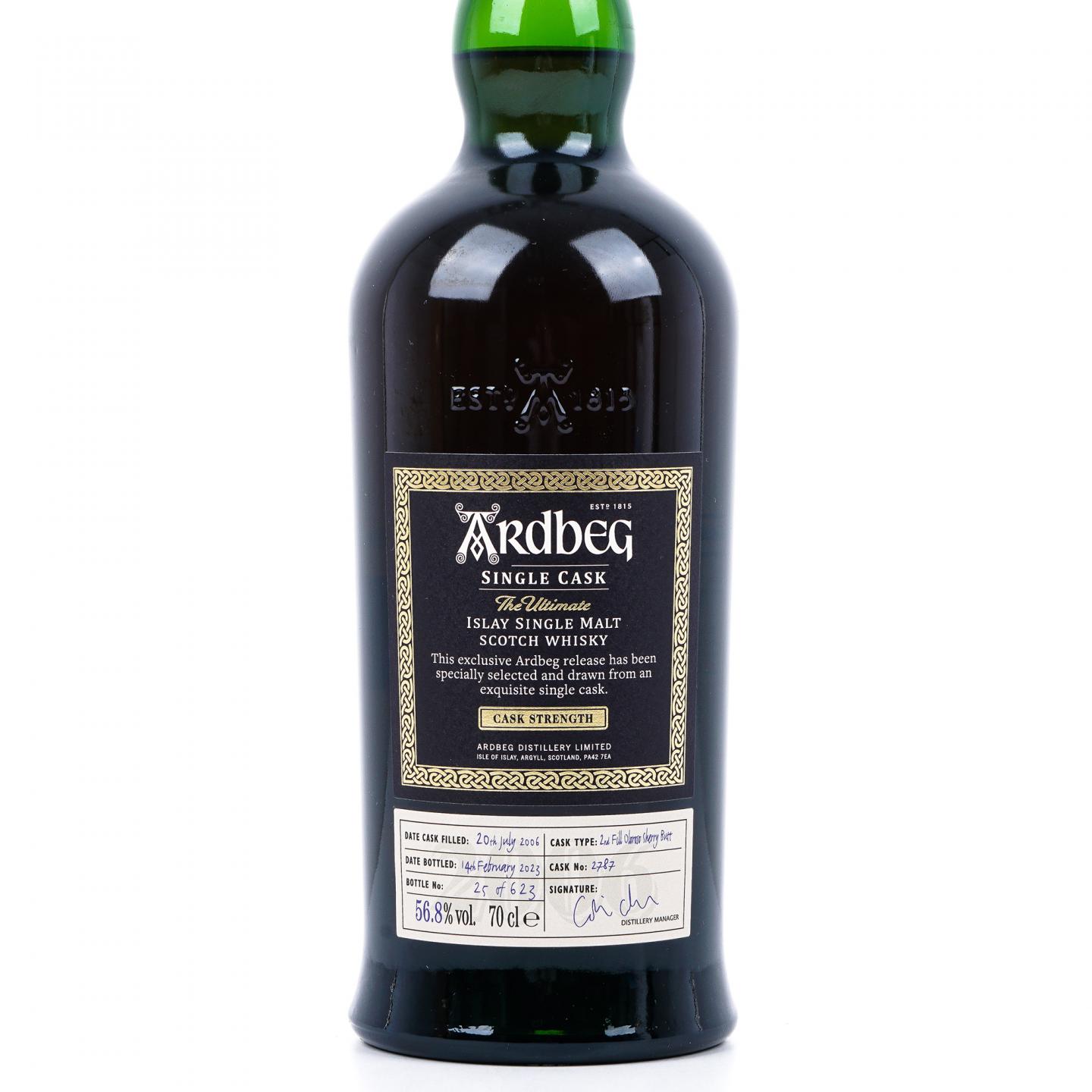 Ardbeg 阿贝 2006-2023 雪莉单桶#2787