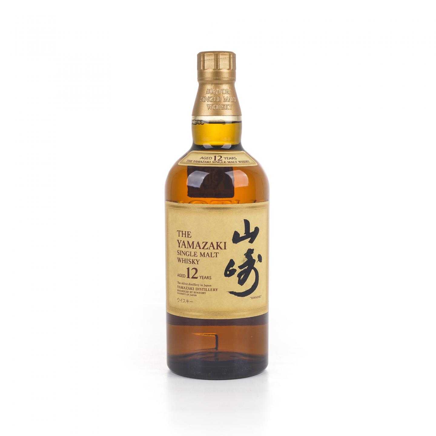 山崎 12年 Single Malt 金花盖