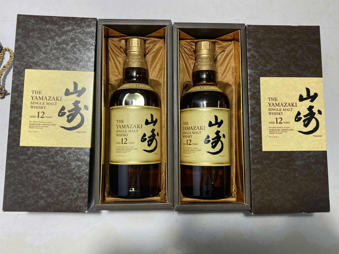山崎12金花头2支礼盒假一赔十