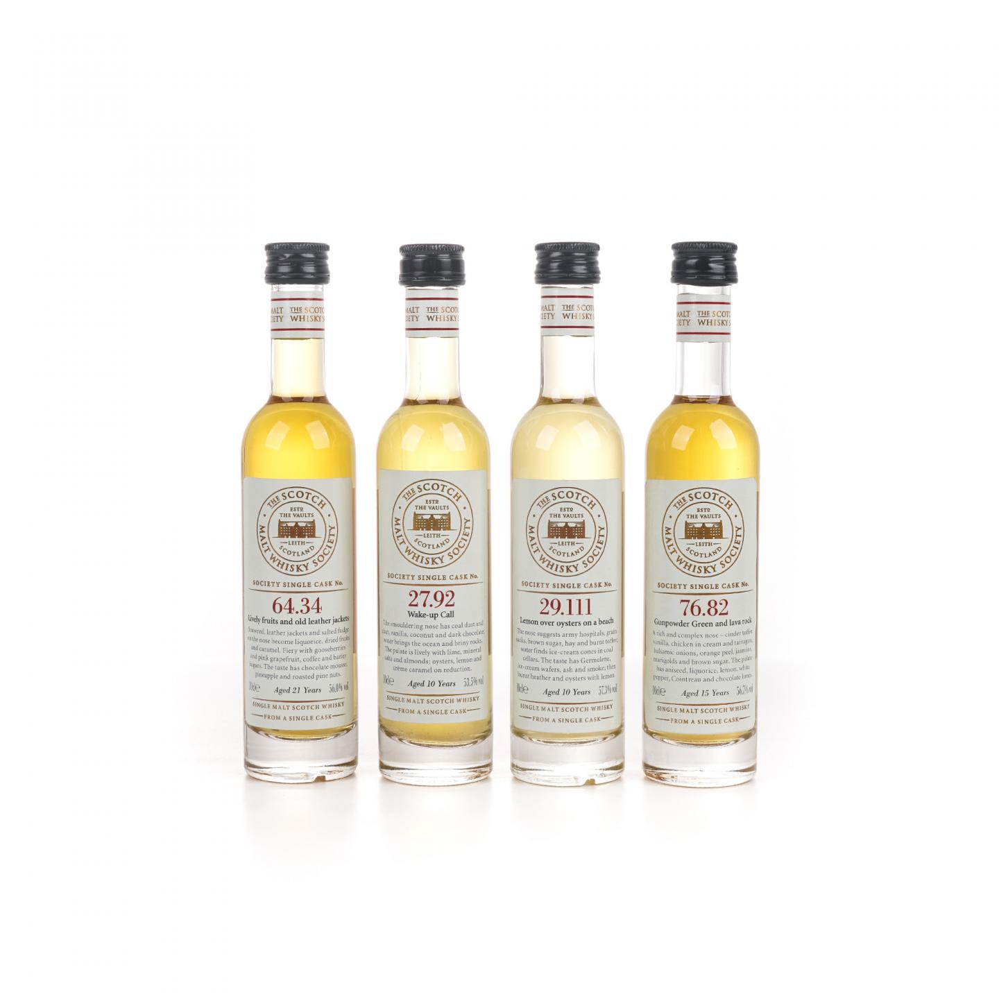 【酒版】SMWS 64.34/27.92/29.111/76.82 100ml 4支组 礼盒