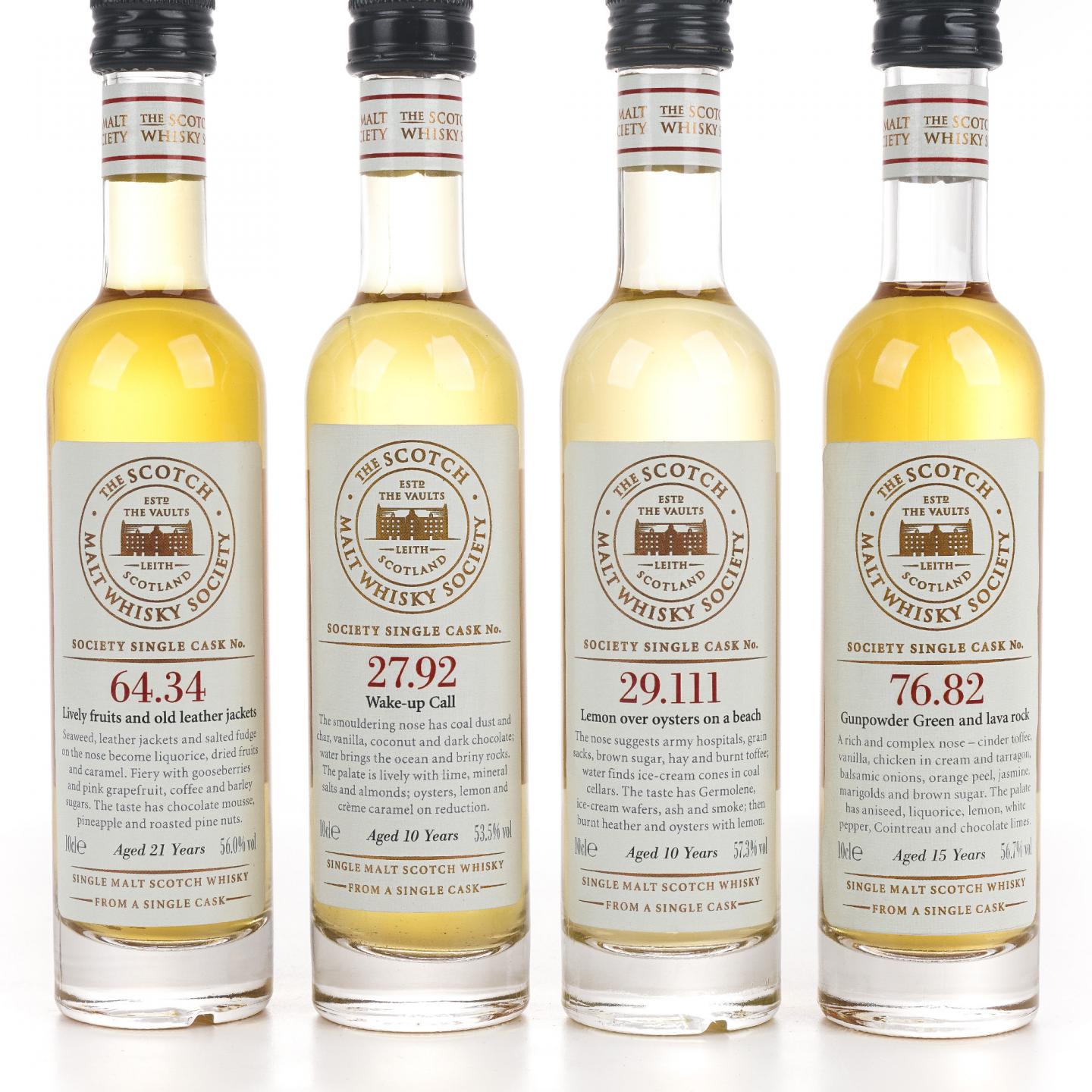 【酒版】SMWS 64.34/27.92/29.111/76.82 100ml 4支组 礼盒