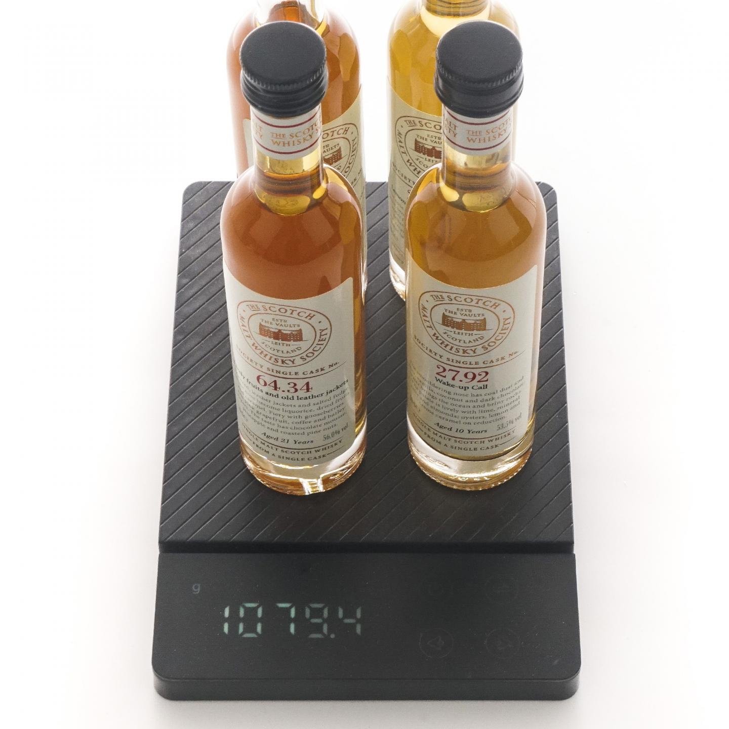【酒版】SMWS 64.34/27.92/29.111/76.82 100ml 4支组 礼盒