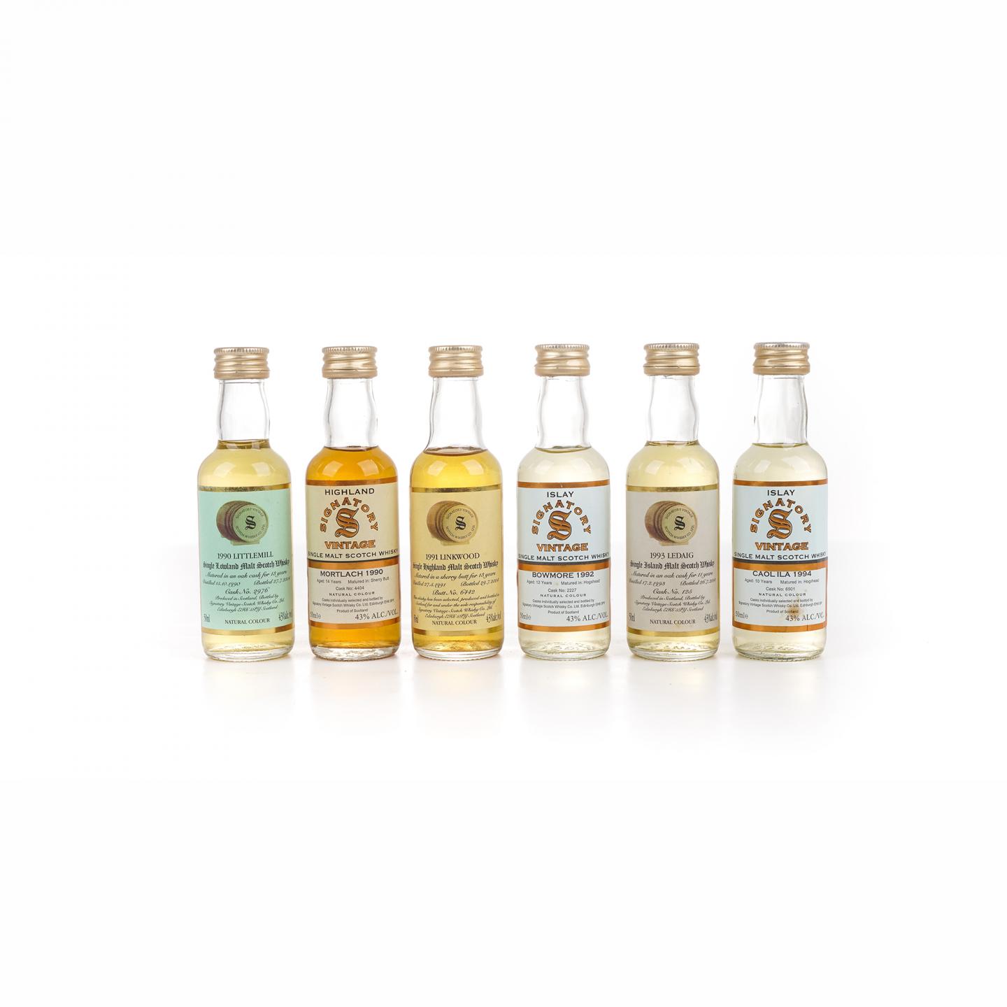 【酒版】Signatory Vintage 圣弗力 年份臻藏 50ml*6瓶组