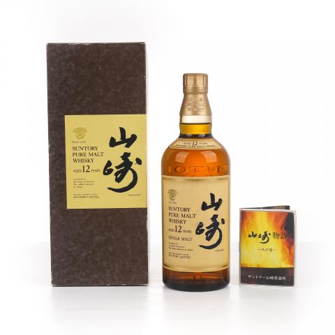 山崎 12年 金花标 Pure Malt 750ml
