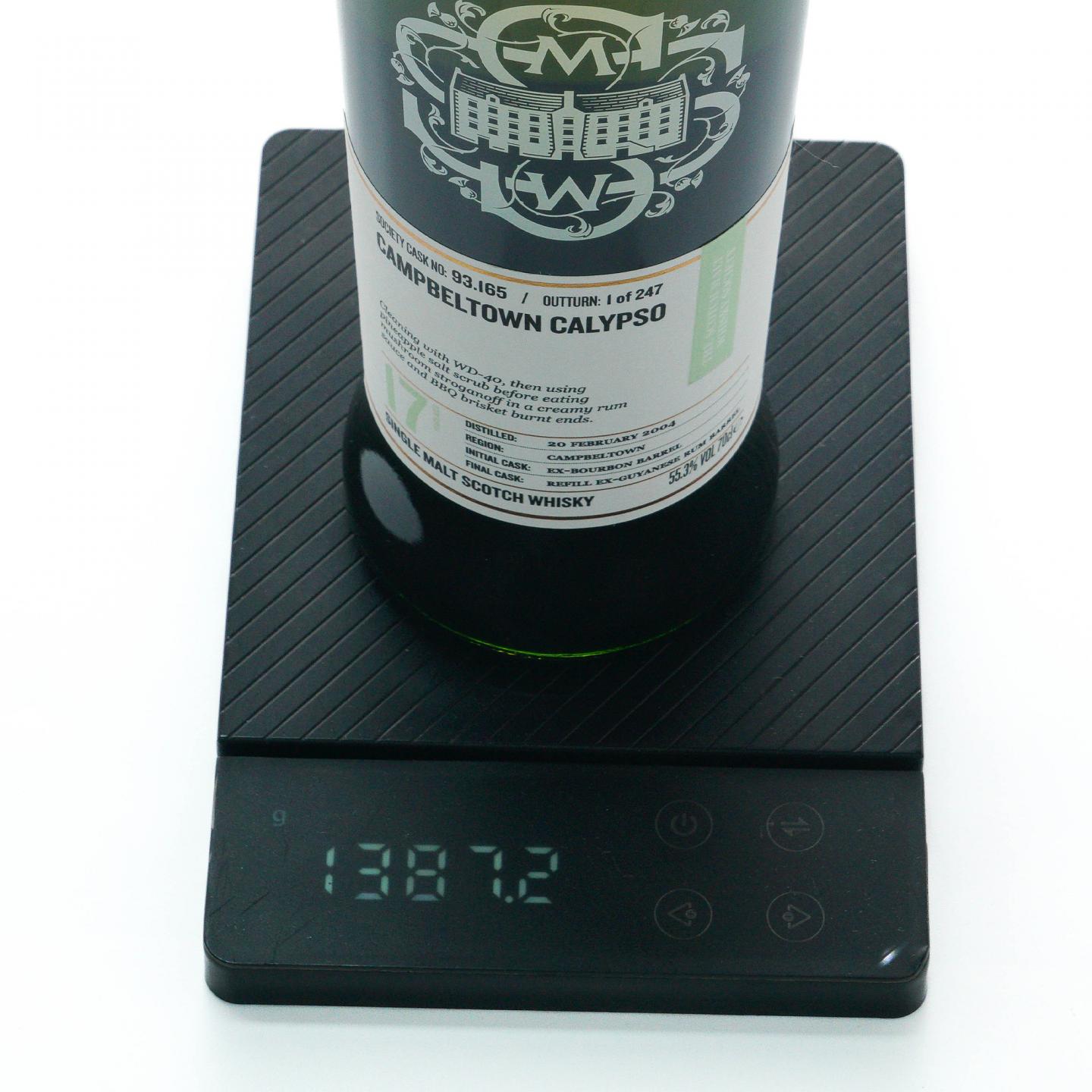 SMWS 93.165 格兰帝 17年 2004 朗姆桶后熟