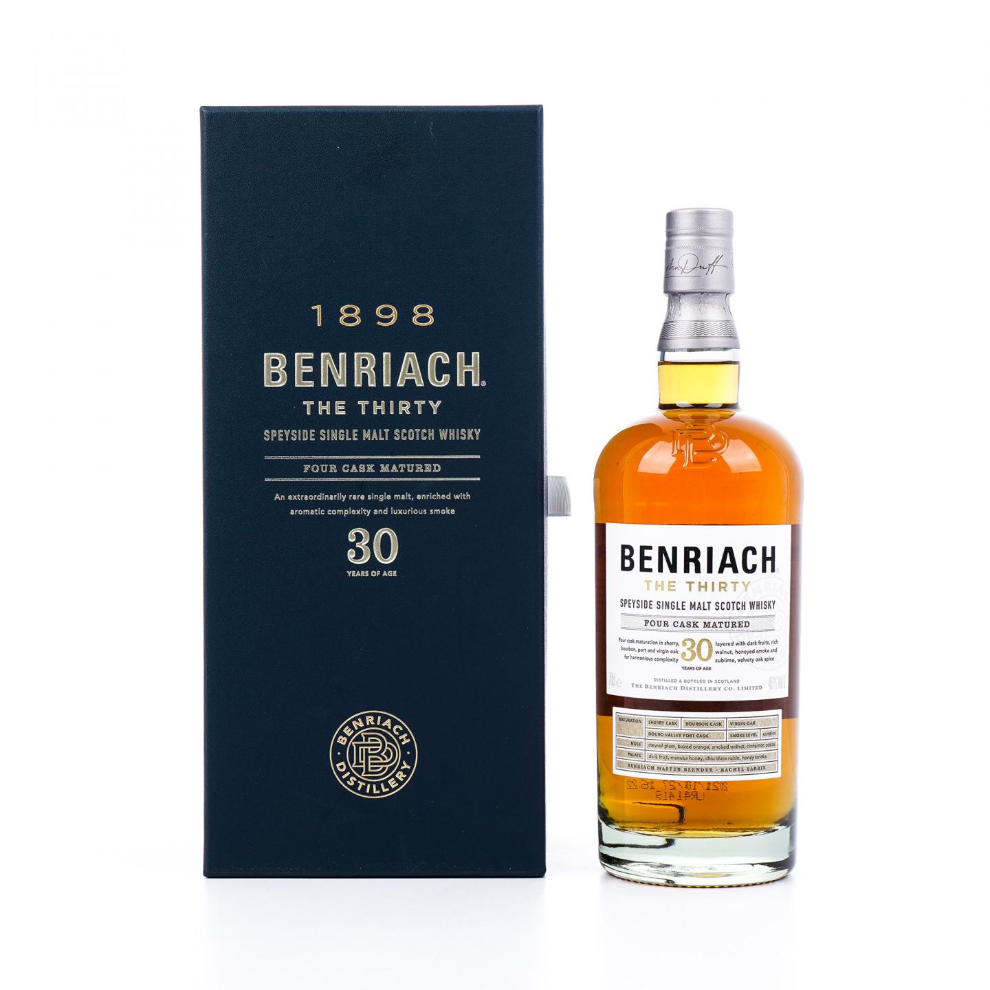 BenRiach 本利亚克 30年 2021 四桶熟成