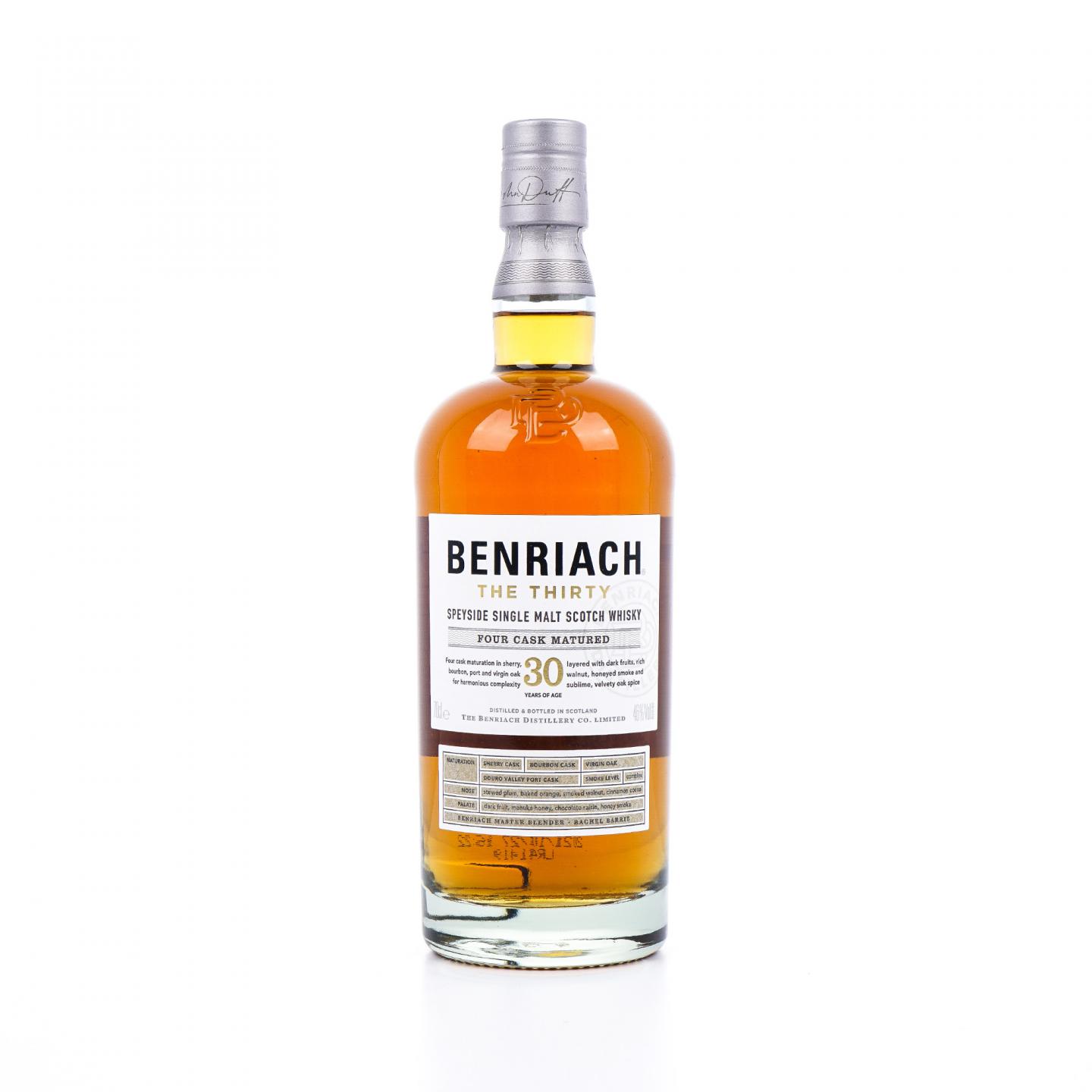 BenRiach 本利亚克 30年 2021 四桶熟成
