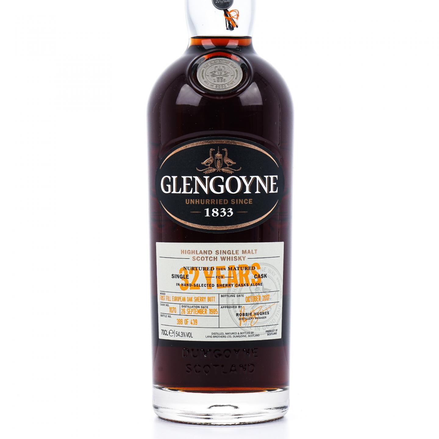 Glengoyne 格兰哥尼 32年 1985-2017 单桶#1070