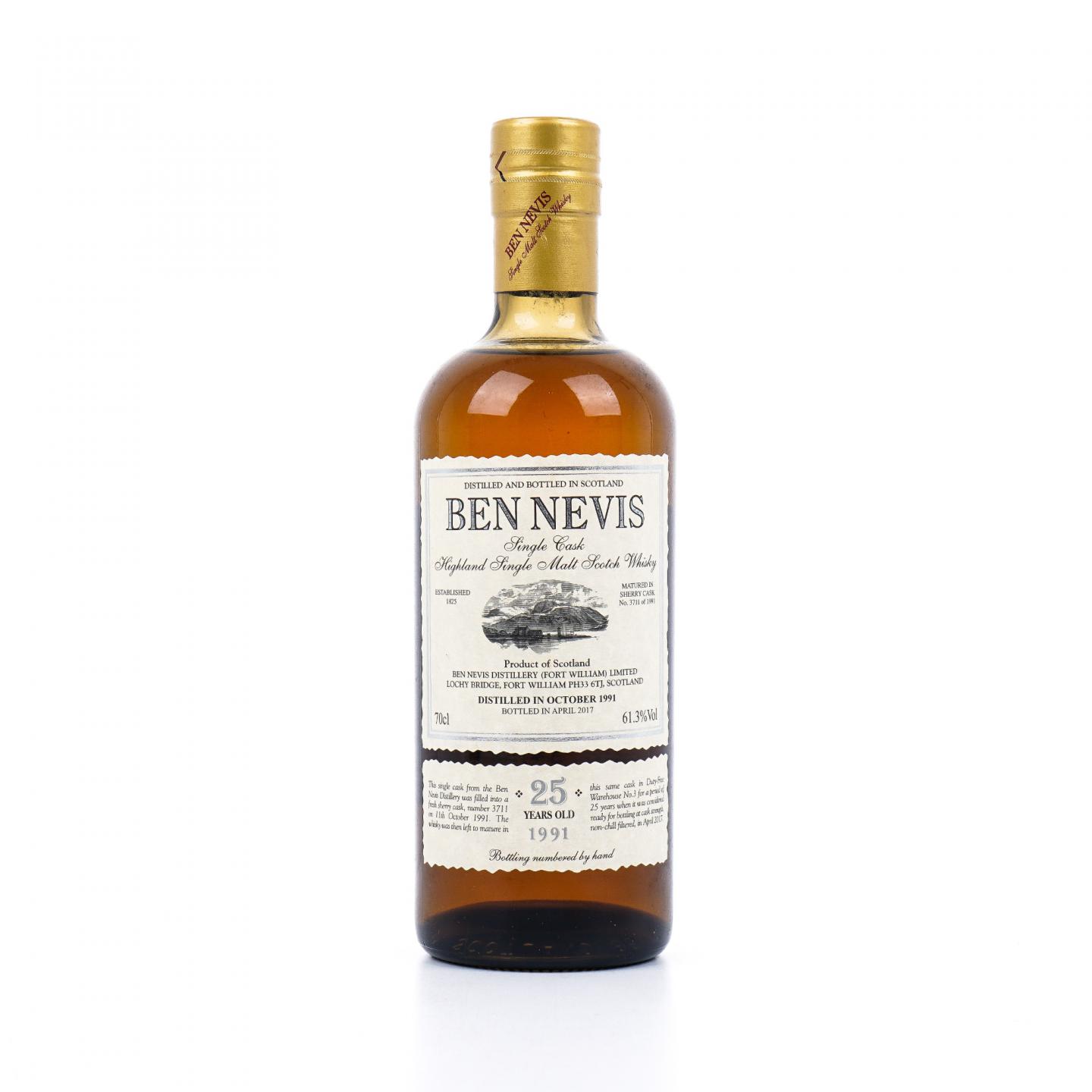 Ben Nevis 本尼维斯 25年 1991-2017 雪莉单桶#3711