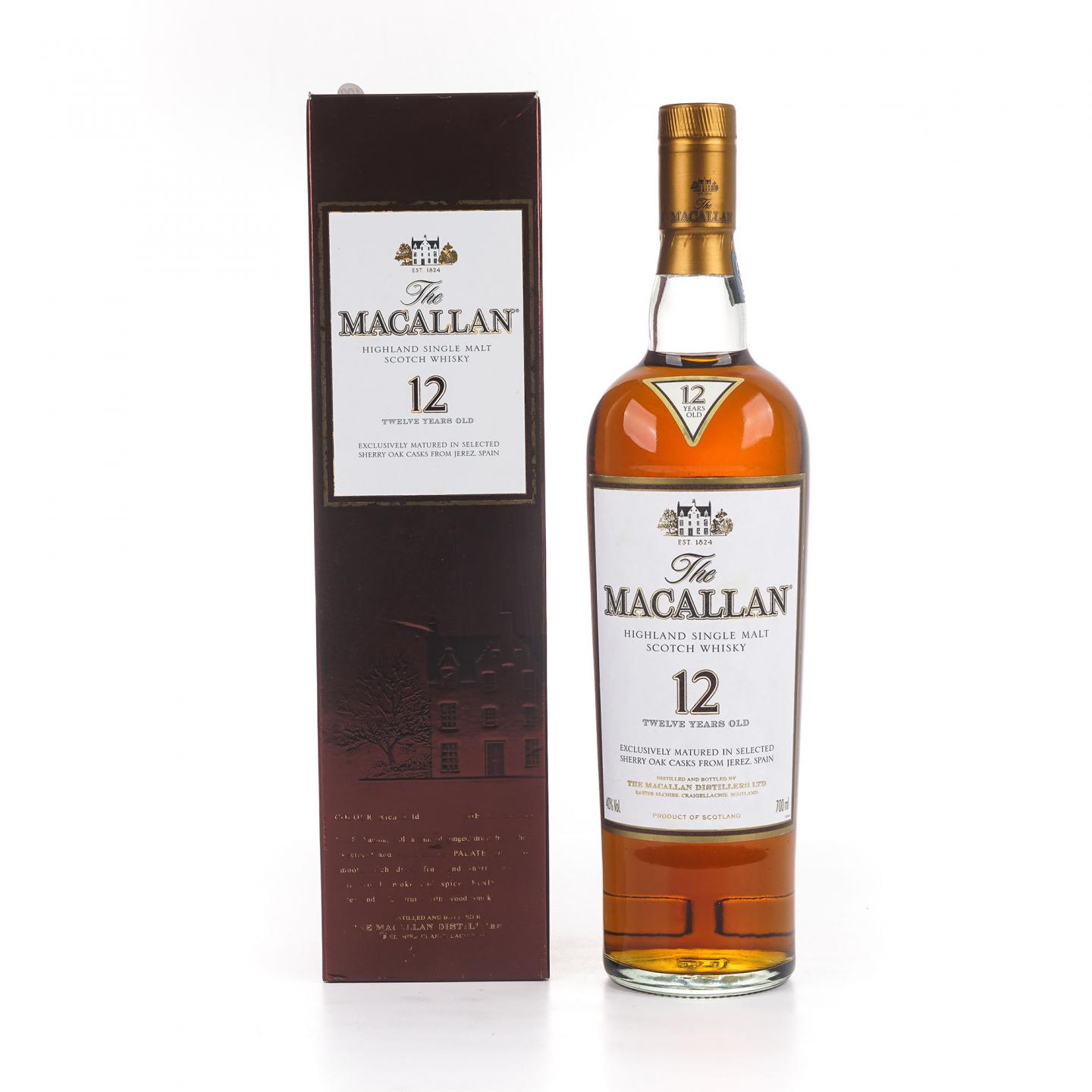 Macallan 麦卡伦 12年 雪莉桶 700ML