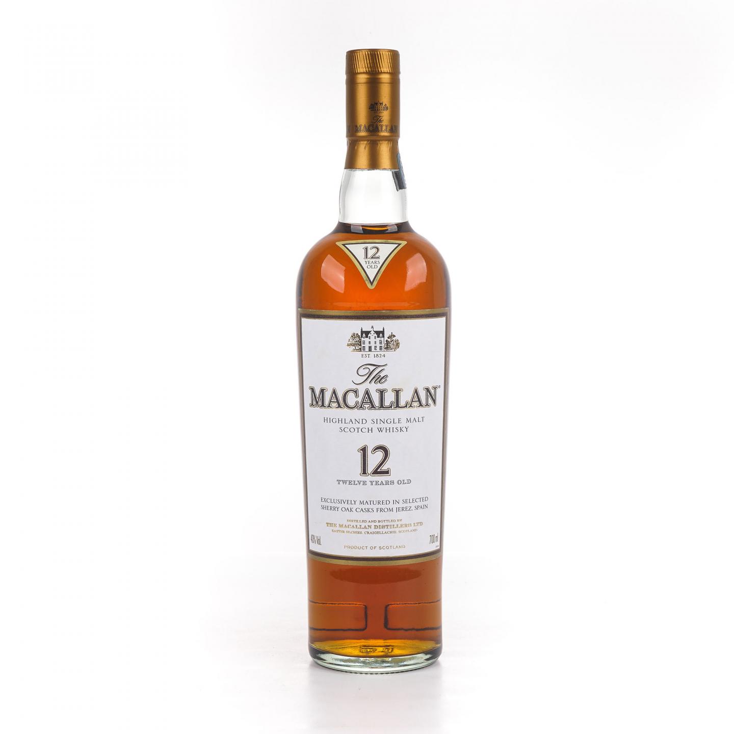 Macallan 麦卡伦 12年 雪莉桶 700ML