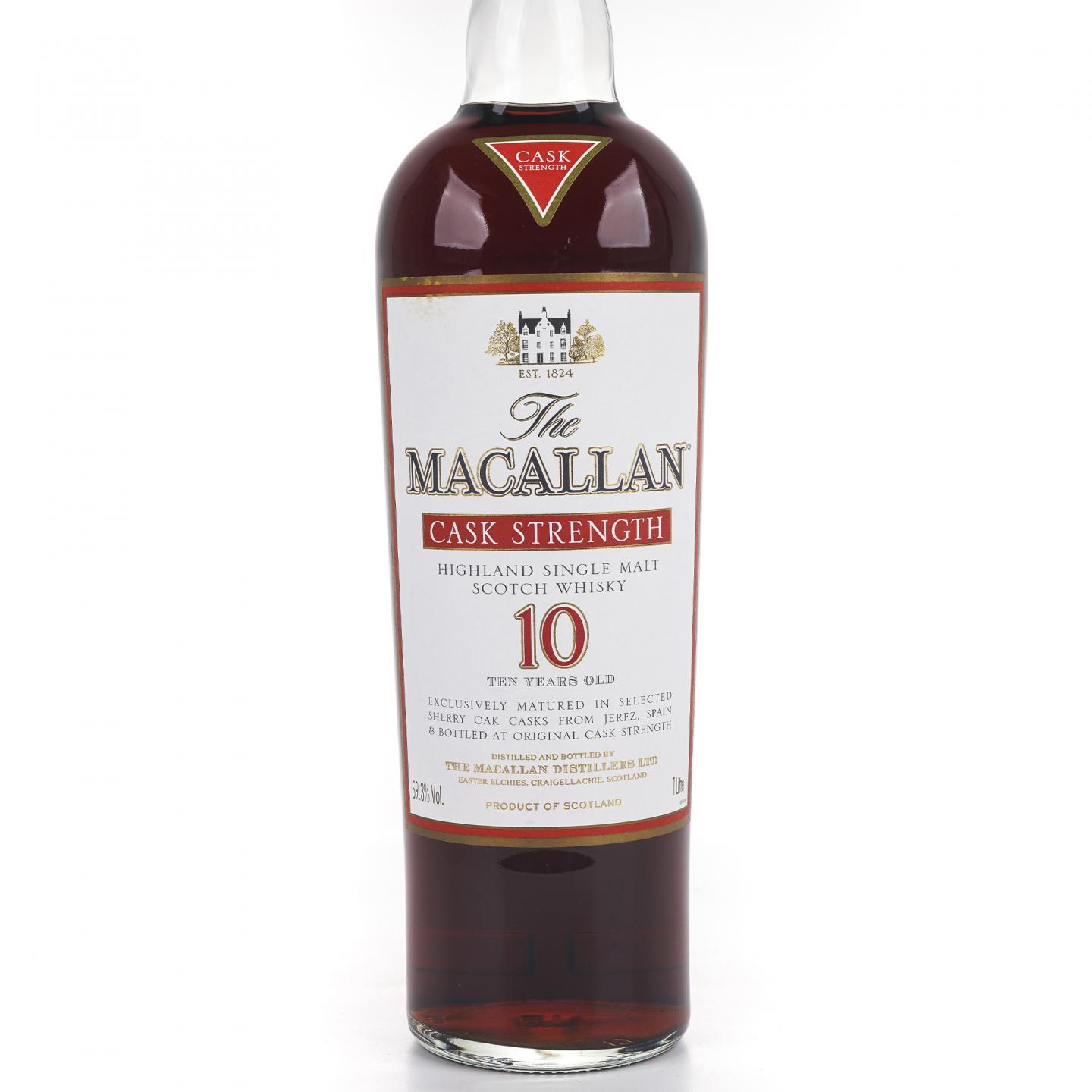 Macallan 麦卡伦 10年 桶强 1000ml 59.3%vol.