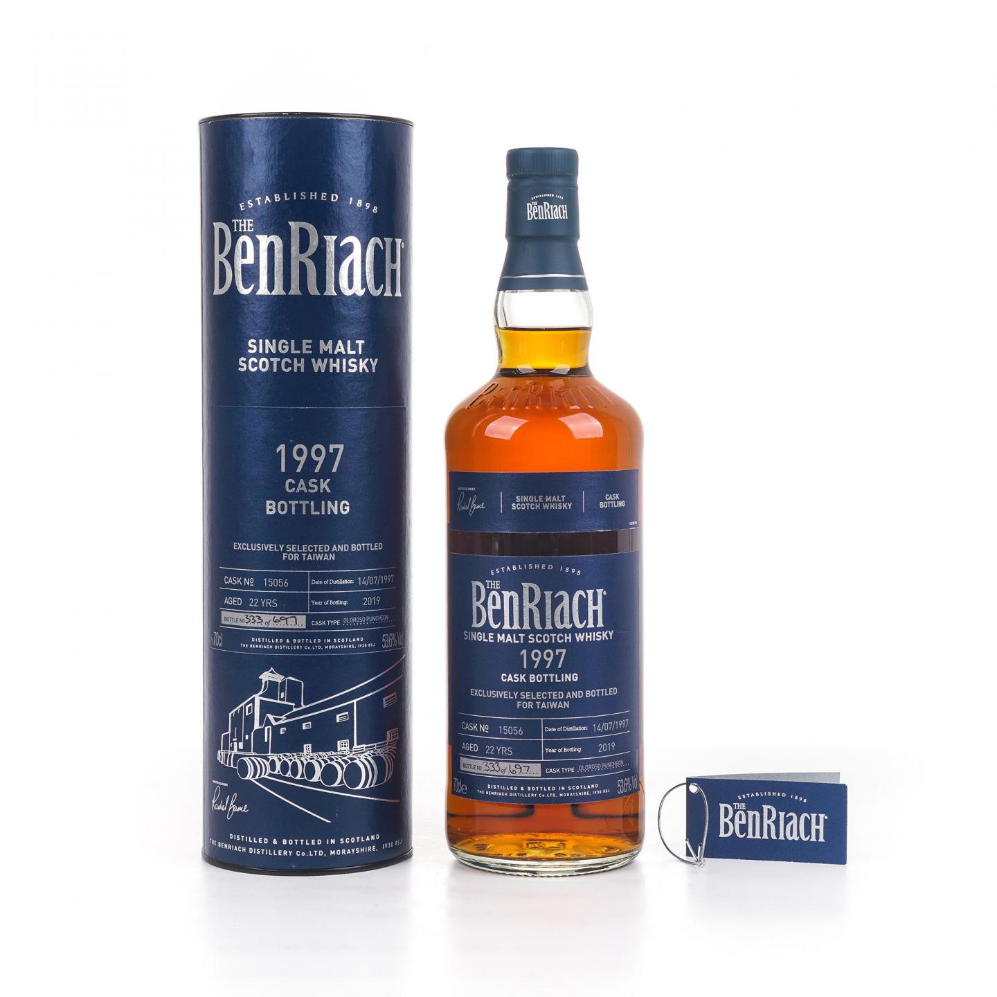 BenRiach 本利亚克 22年 1997-2019 雪莉桶#15056