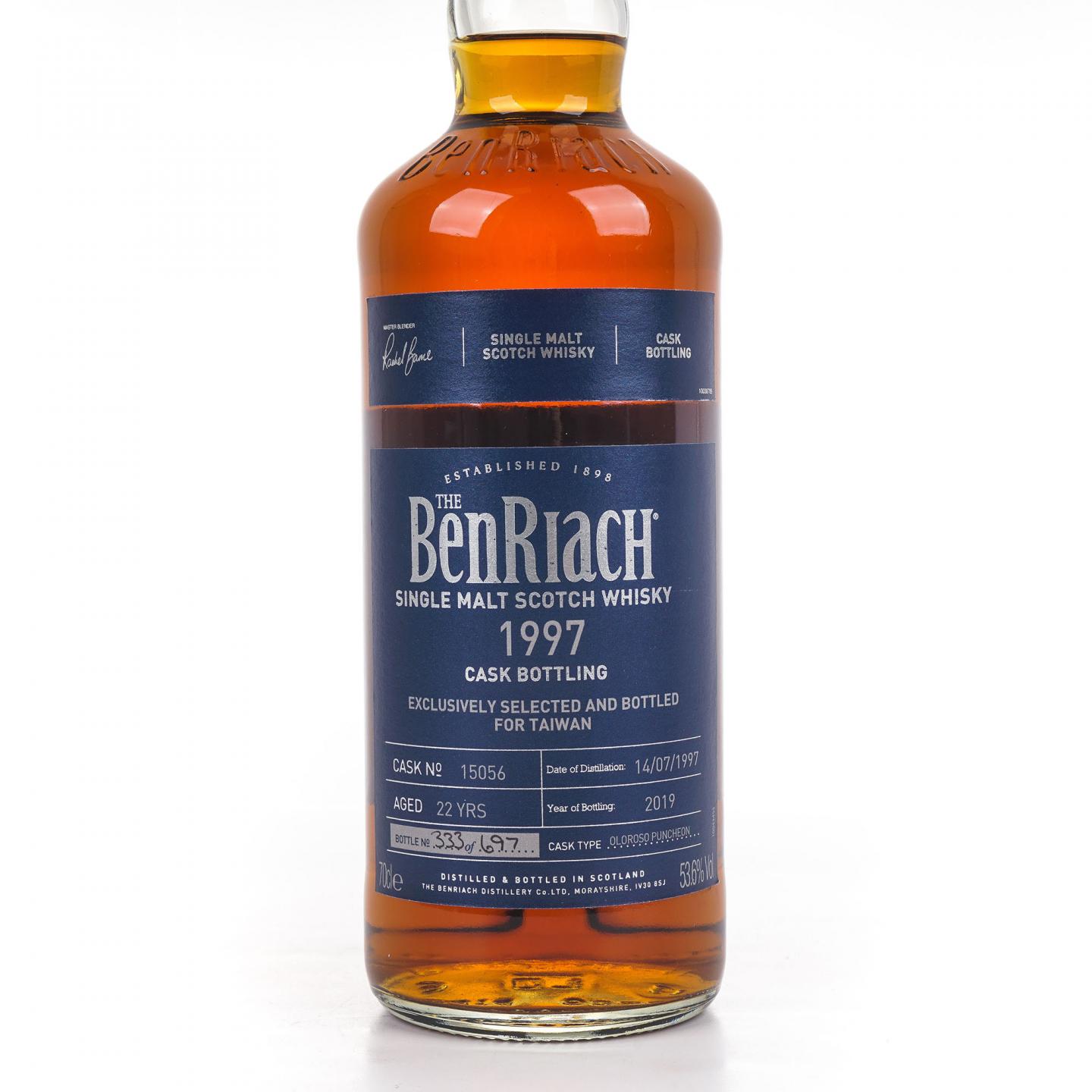 BenRiach 本利亚克 22年 1997-2019 雪莉桶#15056