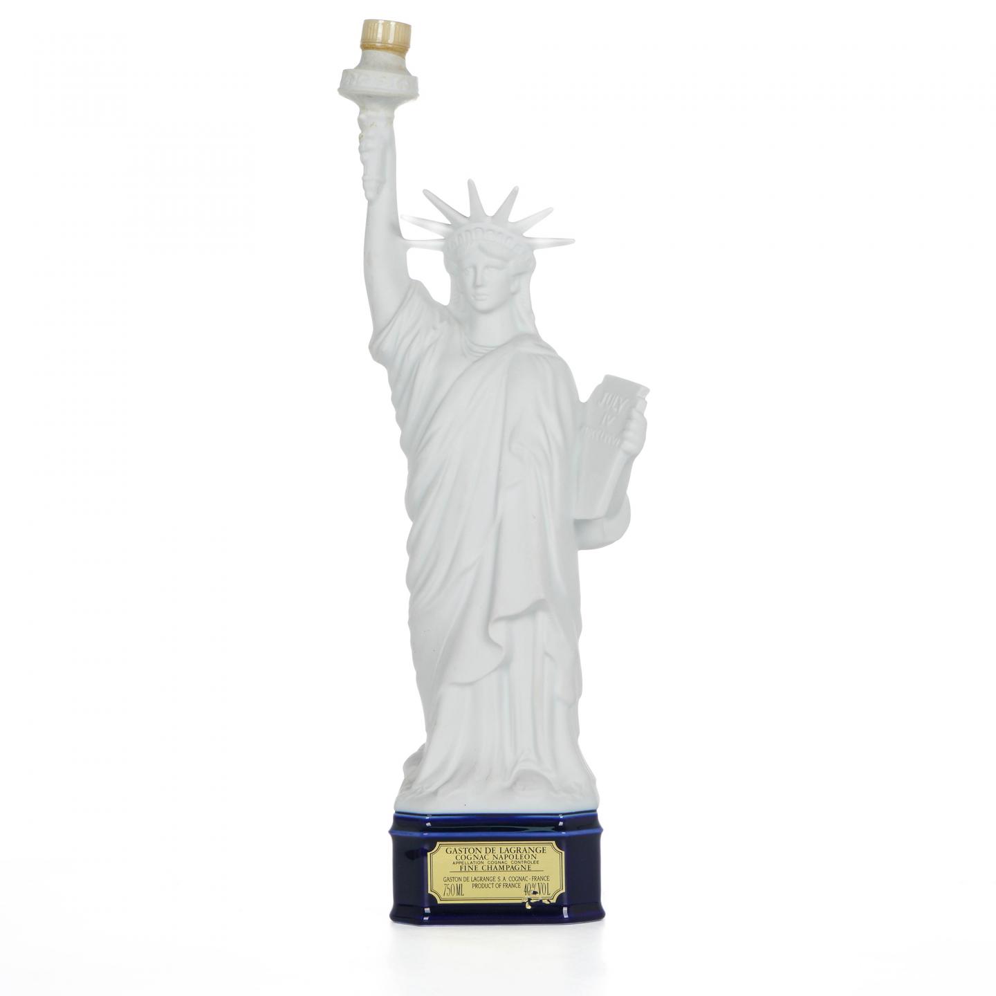 Gaston de Lagrange 拿破仑 干邑 自由女神像 瓷瓶 750ml