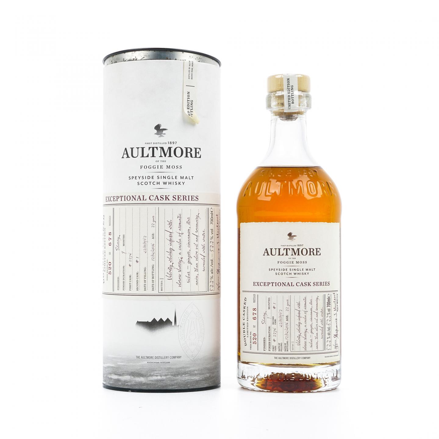 Aultmore 欧摩 33年 1983-2016 雪莉桶后熟 行货