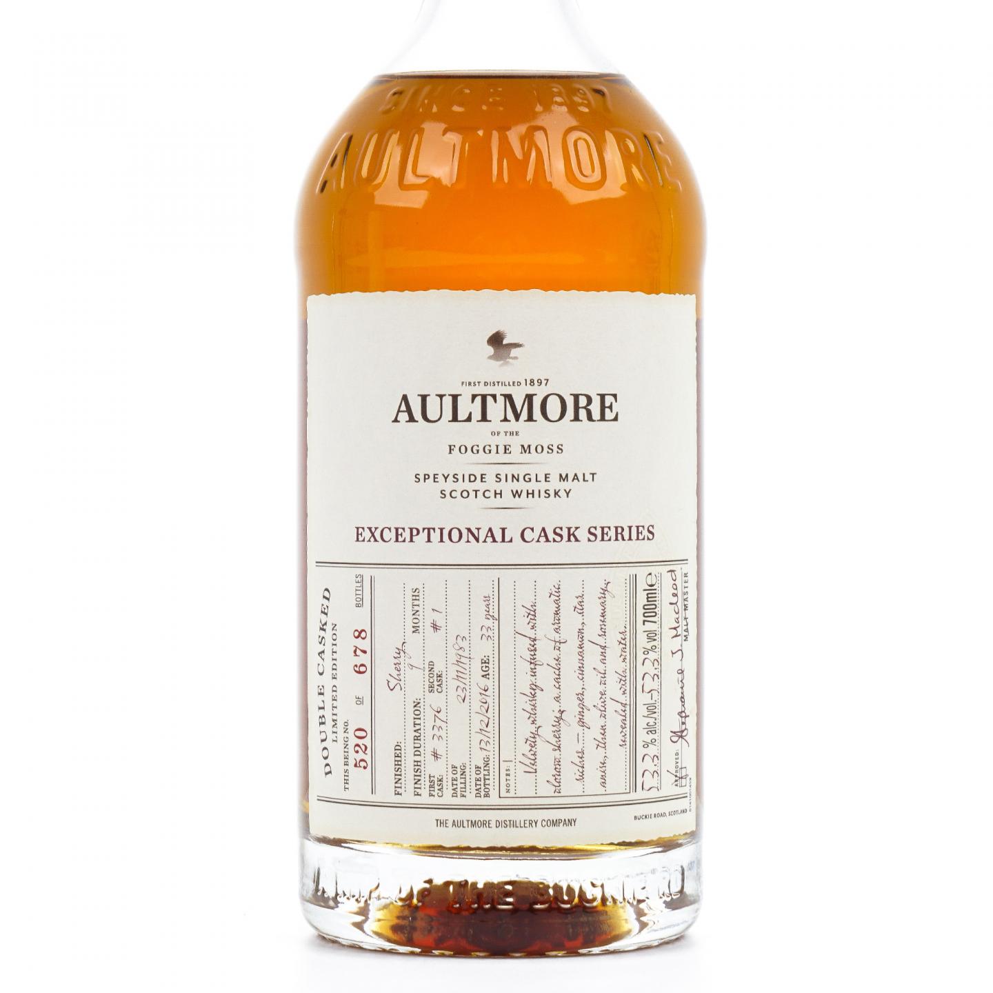 Aultmore 欧摩 33年 1983-2016 雪莉桶后熟 行货