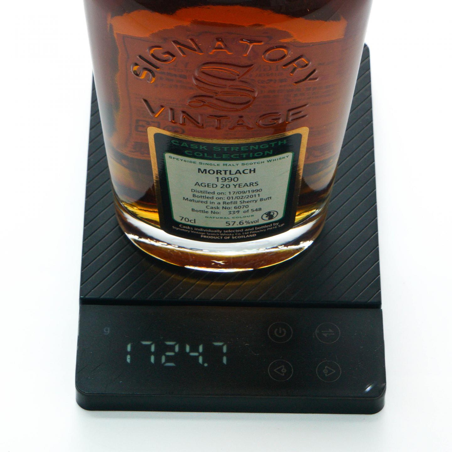 Mortlach 慕赫 20年 1990-2011 SV 雪莉桶#6070 桶强