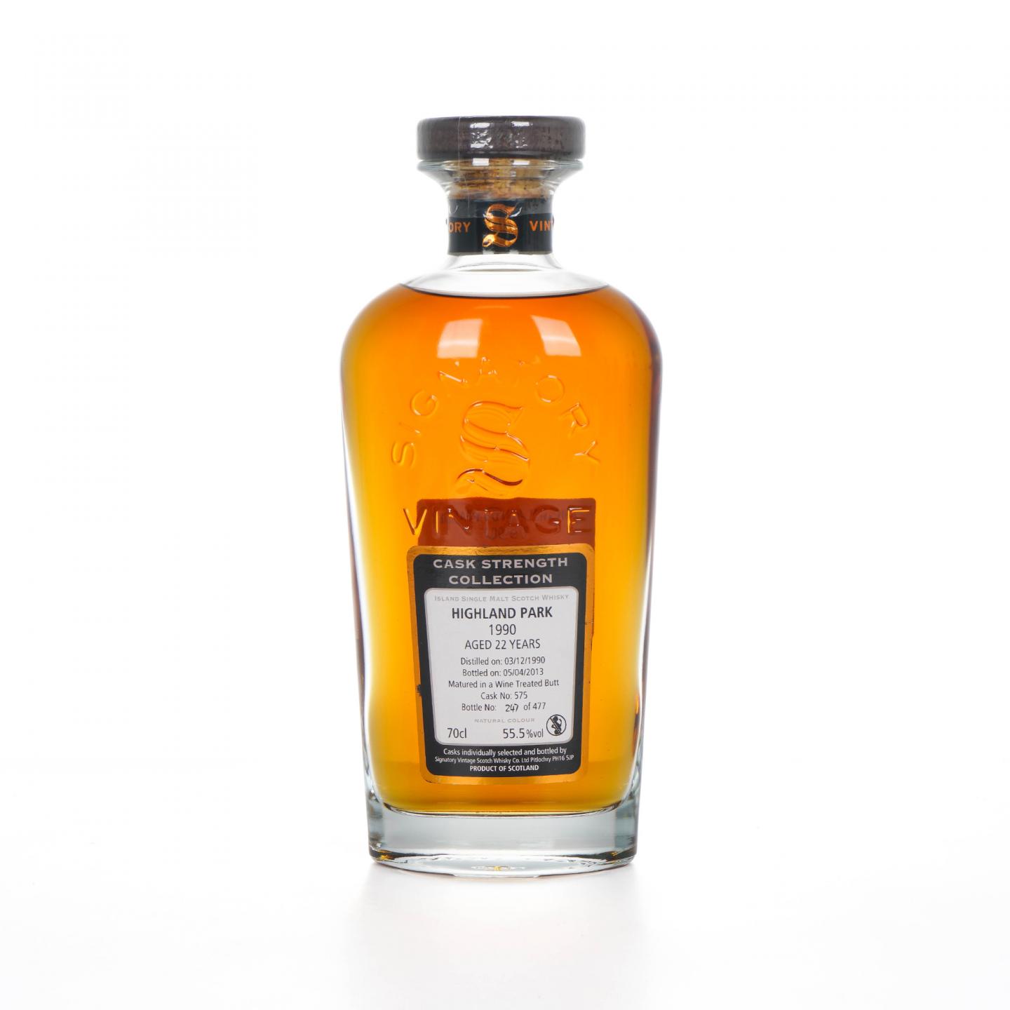Highland Park 高原骑士 22年 1990-2013 SV 桶强