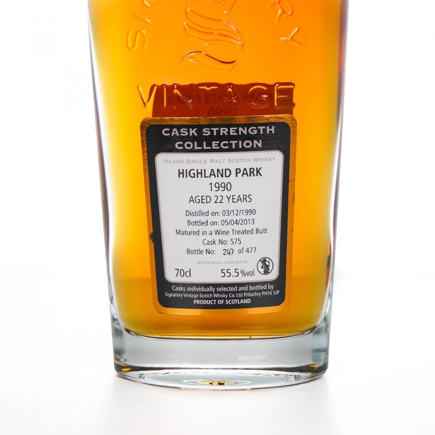 Highland Park 高原骑士 22年 1990-2013 SV 桶强