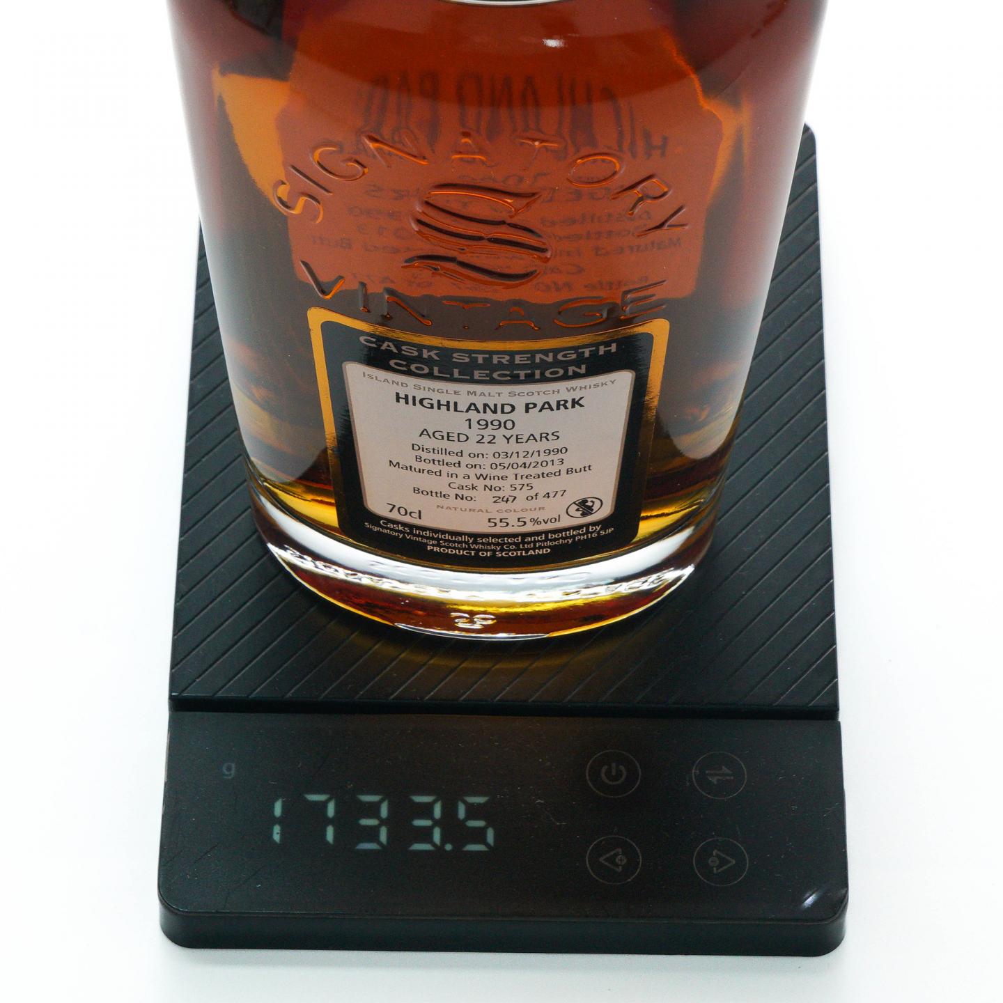 Highland Park 高原骑士 22年 1990-2013 SV 桶强