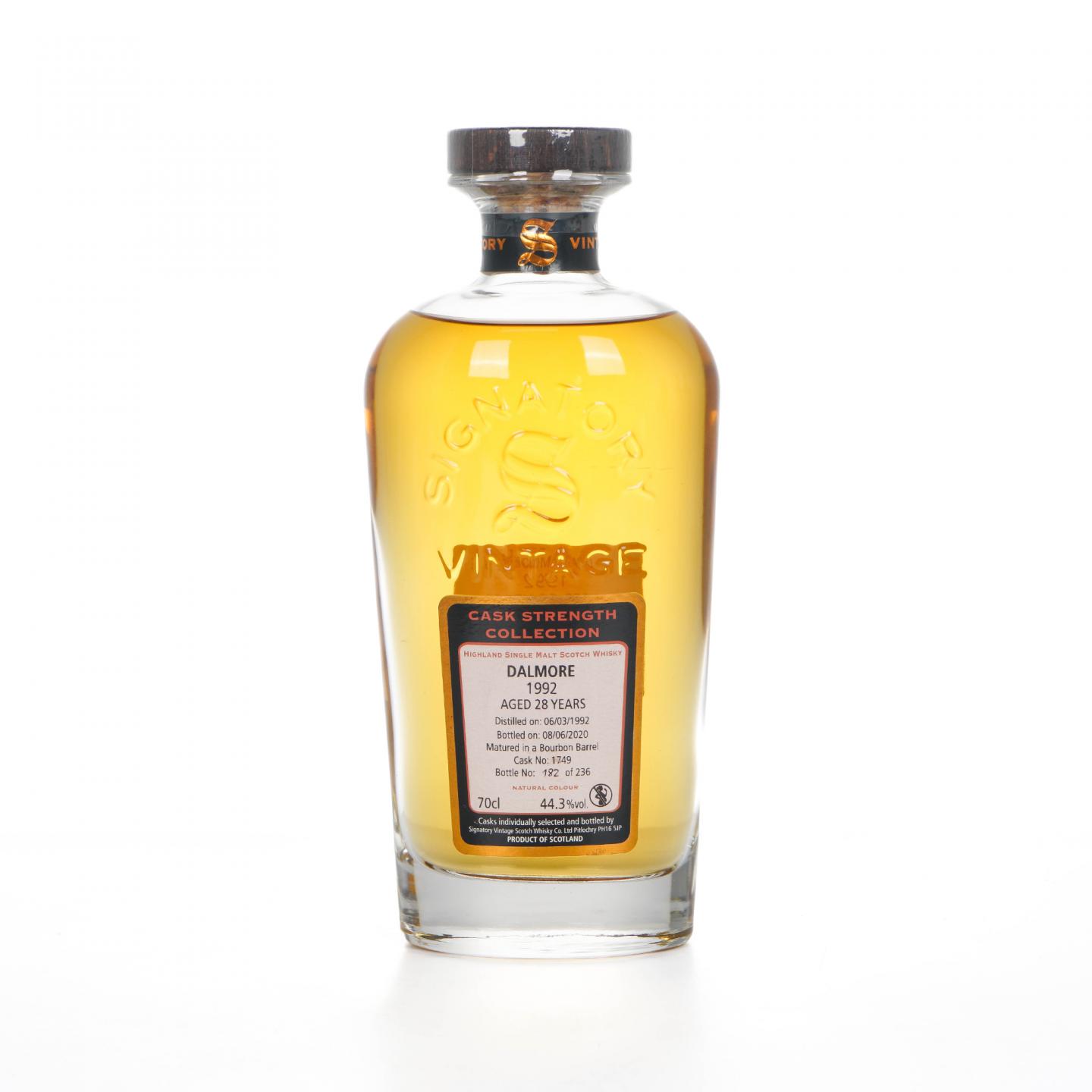 Dalmore 达尔摩 28年 1992-2020 SV 单桶#1749 桶强
