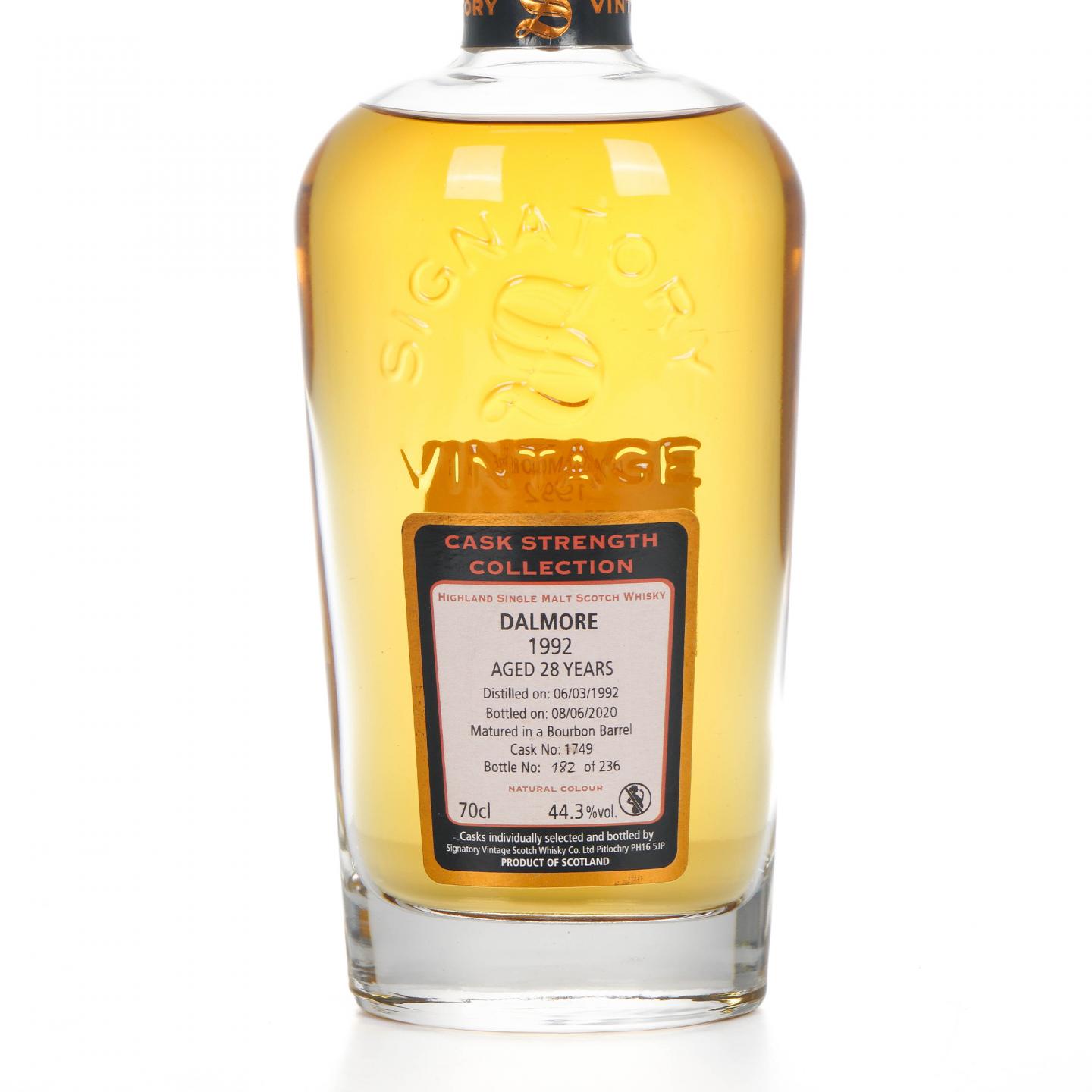 Dalmore 达尔摩 28年 1992-2020 SV 单桶#1749 桶强