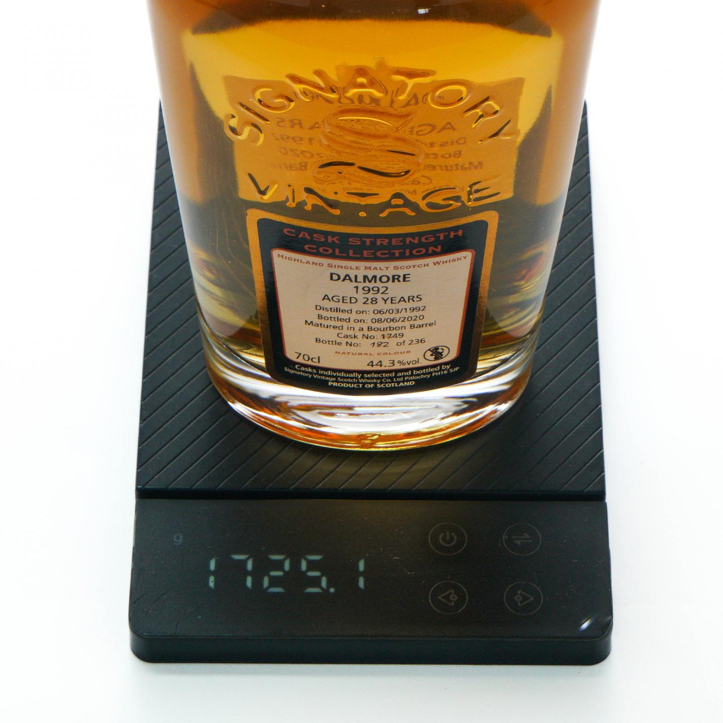 Dalmore 达尔摩 28年 1992-2020 SV 单桶#1749 桶强