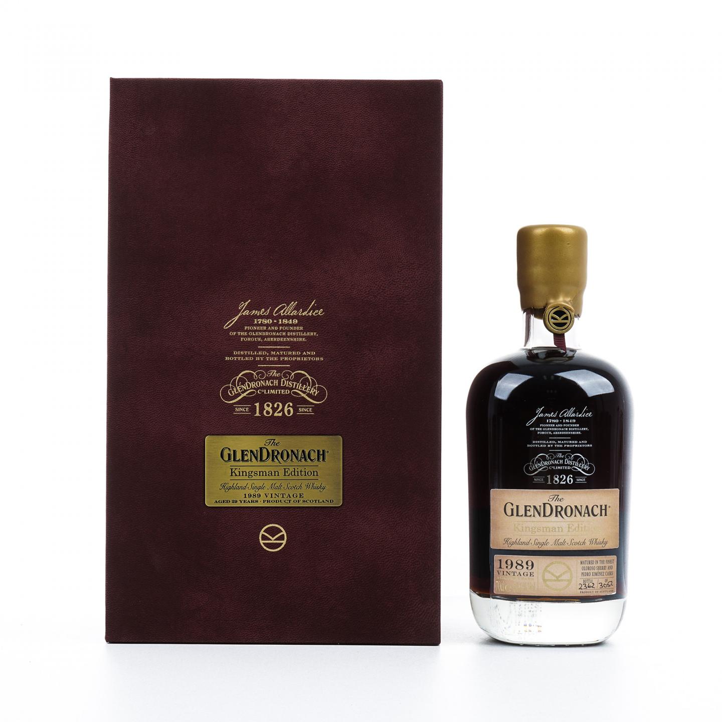 Glendronach 格兰多纳 29年 1989-2019 王牌特工限量版 行货 700ml