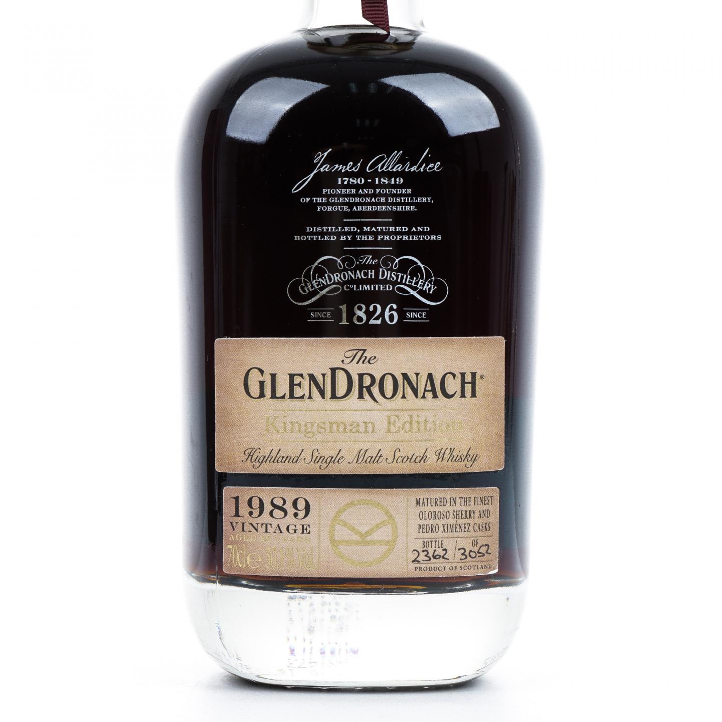 Glendronach 格兰多纳 29年 1989-2019 王牌特工限量版 行货 700ml