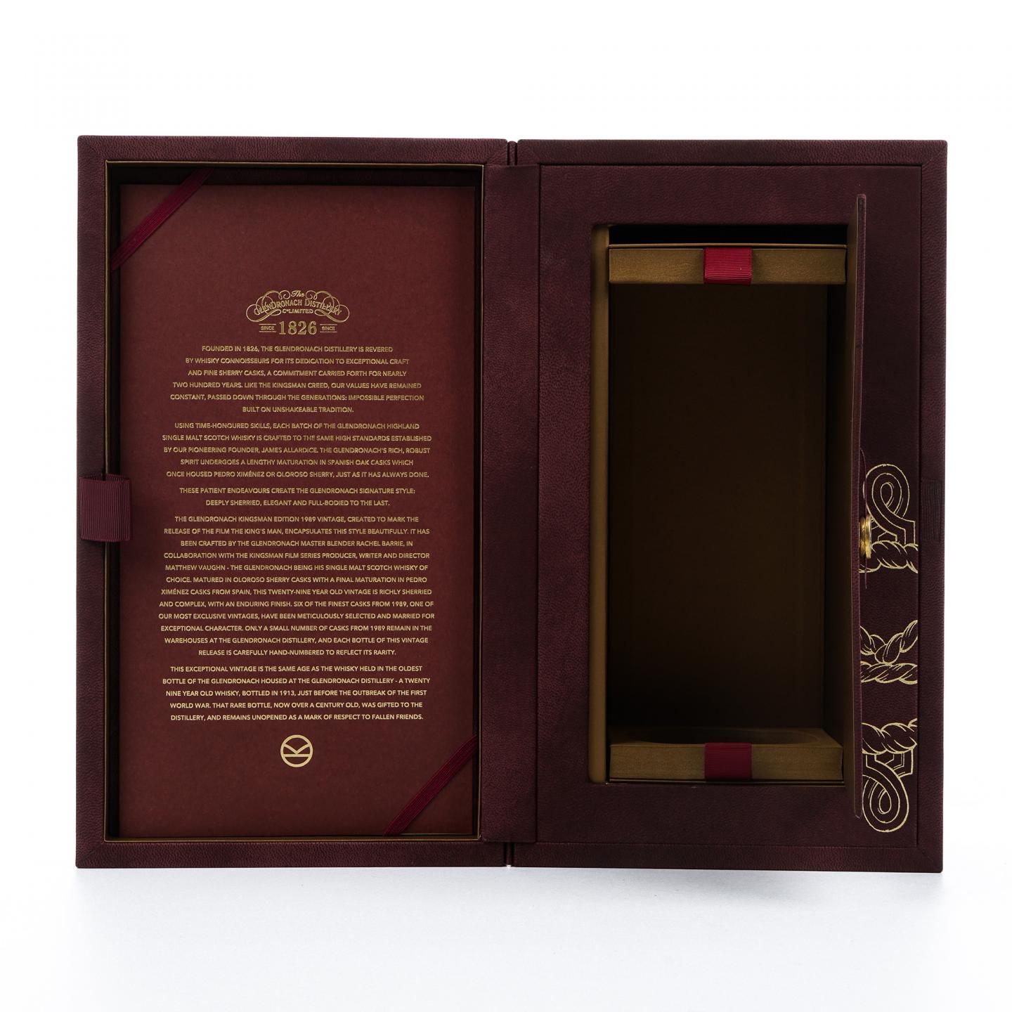 Glendronach 格兰多纳 29年 1989-2019 王牌特工限量版 行货 700ml