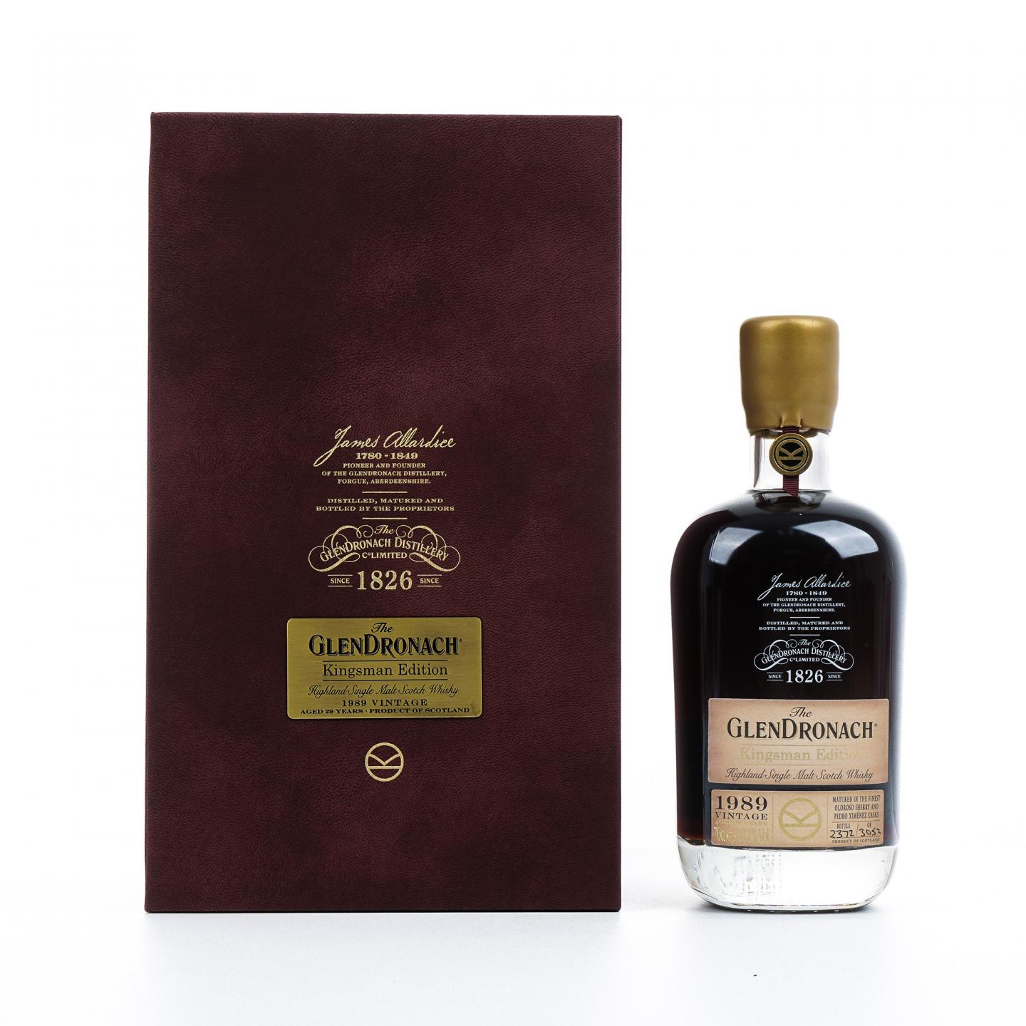 Glendronach 格兰多纳 29年 1989-2019 王牌特工限量版 行货 50.1%Vol.