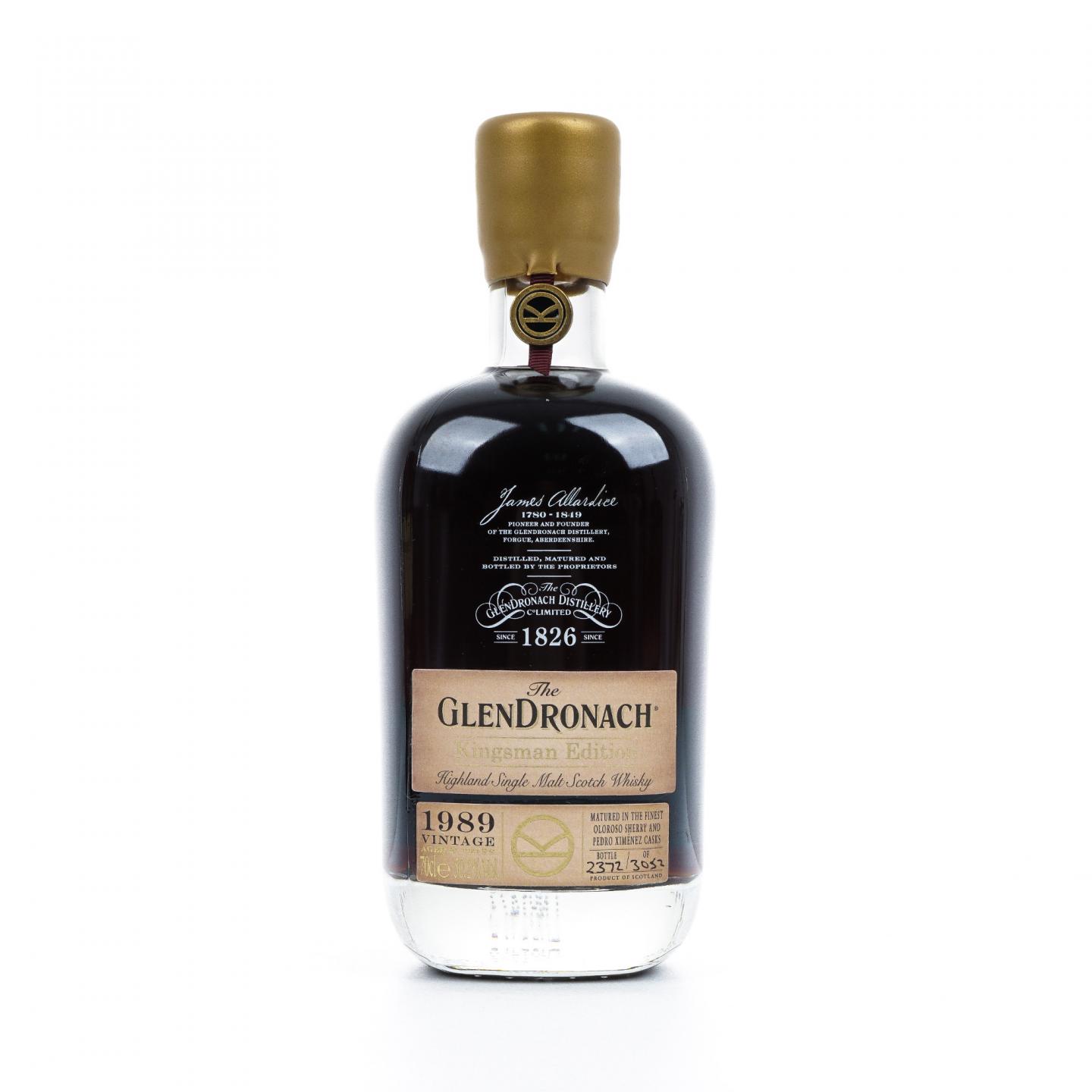Glendronach 格兰多纳 29年 1989-2019 王牌特工限量版 行货 50.1%Vol.