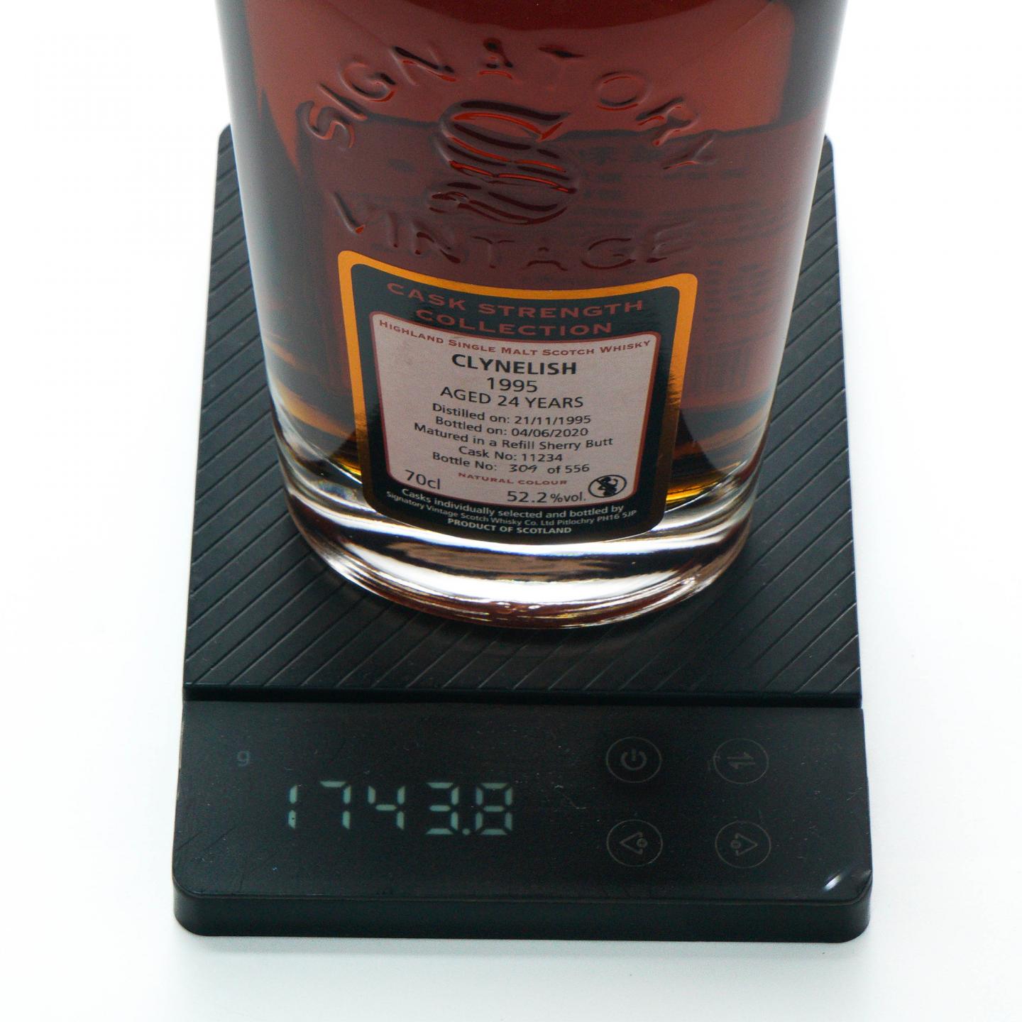 Clynelish 克里尼利基 24年 1995-2020 SV 雪莉桶#11234 行货 非原盒
