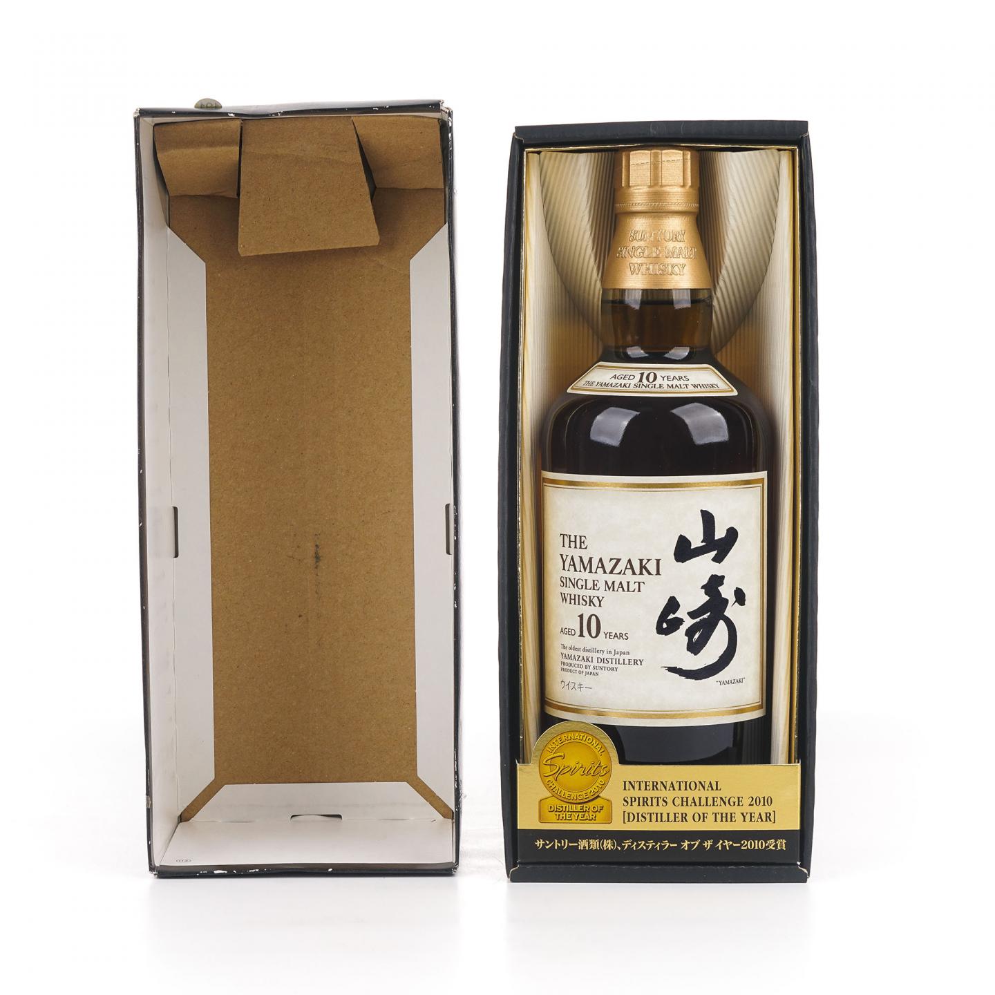 山崎 10年 金花盖 Single Malt 2010受赏版
