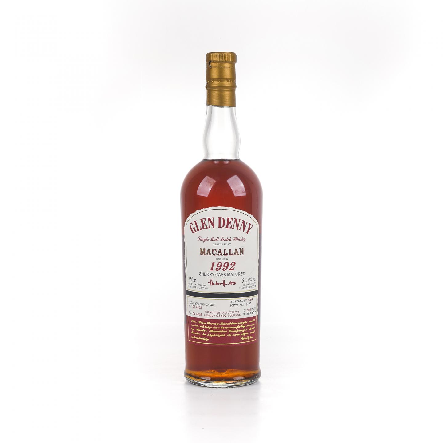Macallan 麦卡伦 1992-2005 Glen Denny 750ml