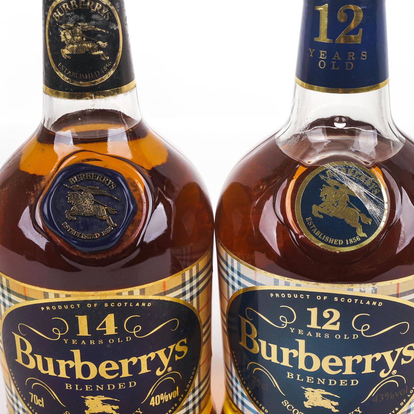 Burberrys 12/14年 调和威士忌 2瓶组 700ml+750ml