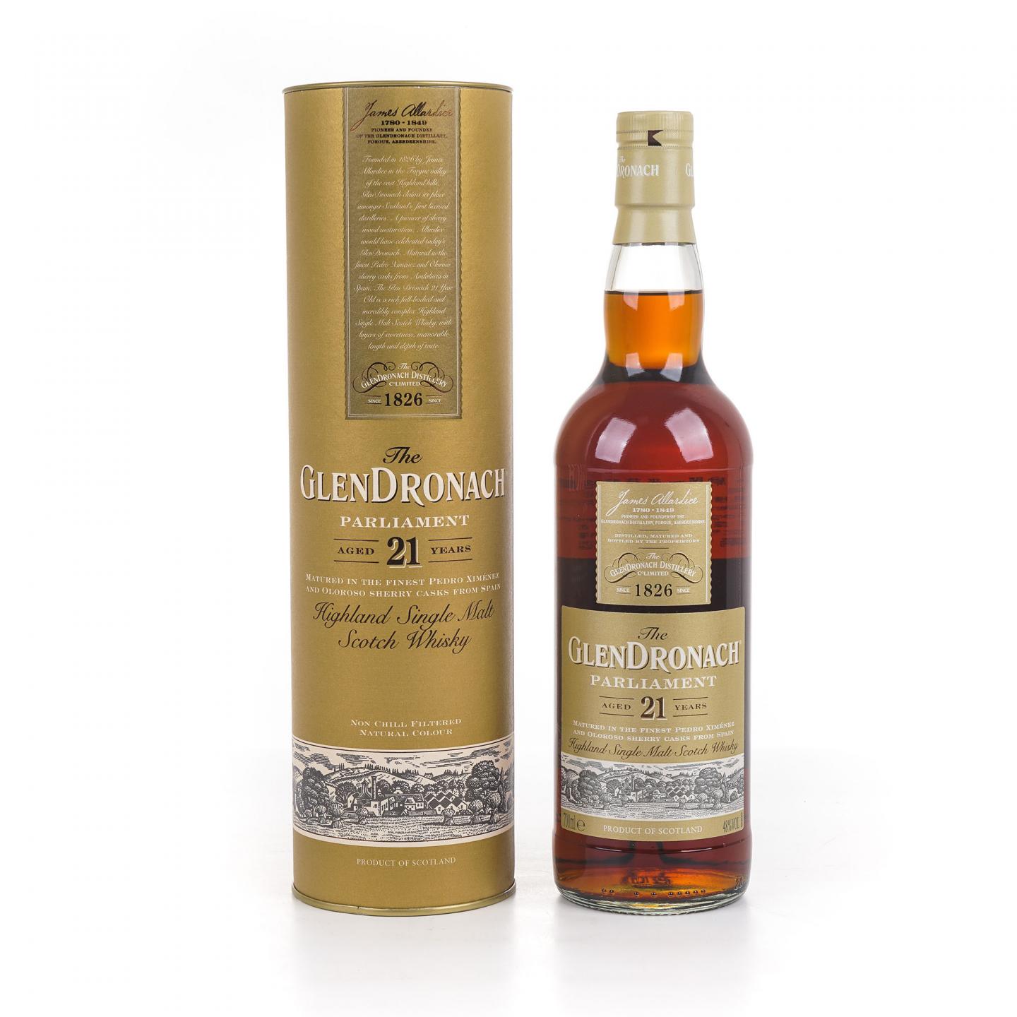 Glendronach 格兰多纳 21年 2020 Parliament