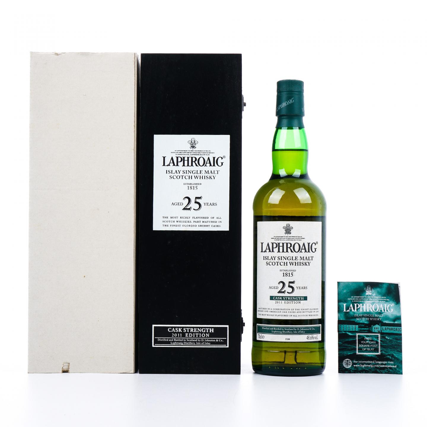 Laphroaig 拉弗格 25年 2011 桶强